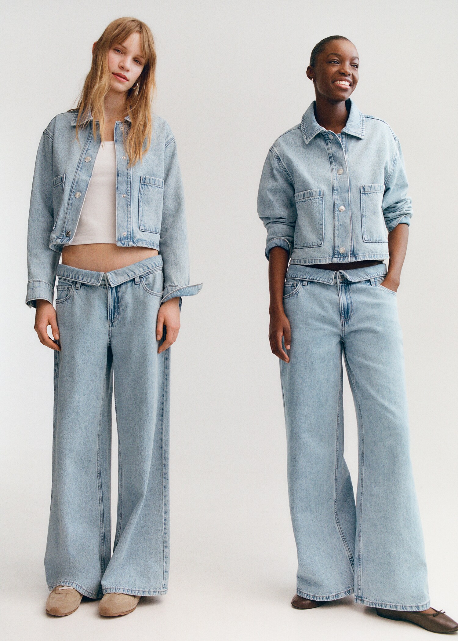 Low-waist jeans with turn-ups - Details of the article 3