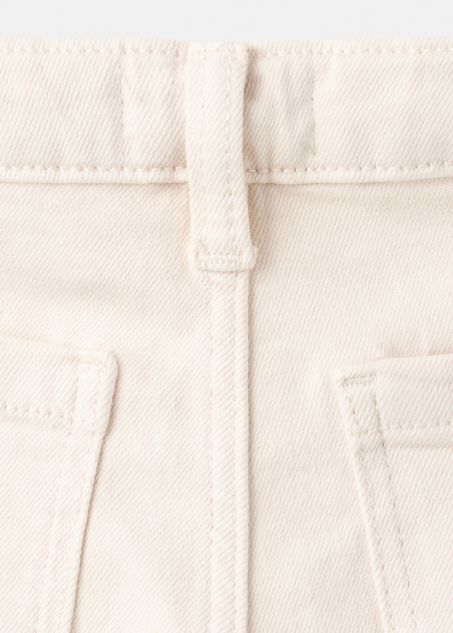 Cotton culotte jeans - Details of the article 0