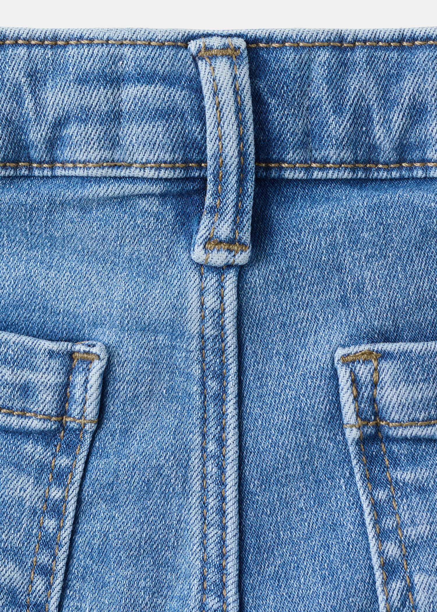 Cotton culotte jeans - Details of the article 0