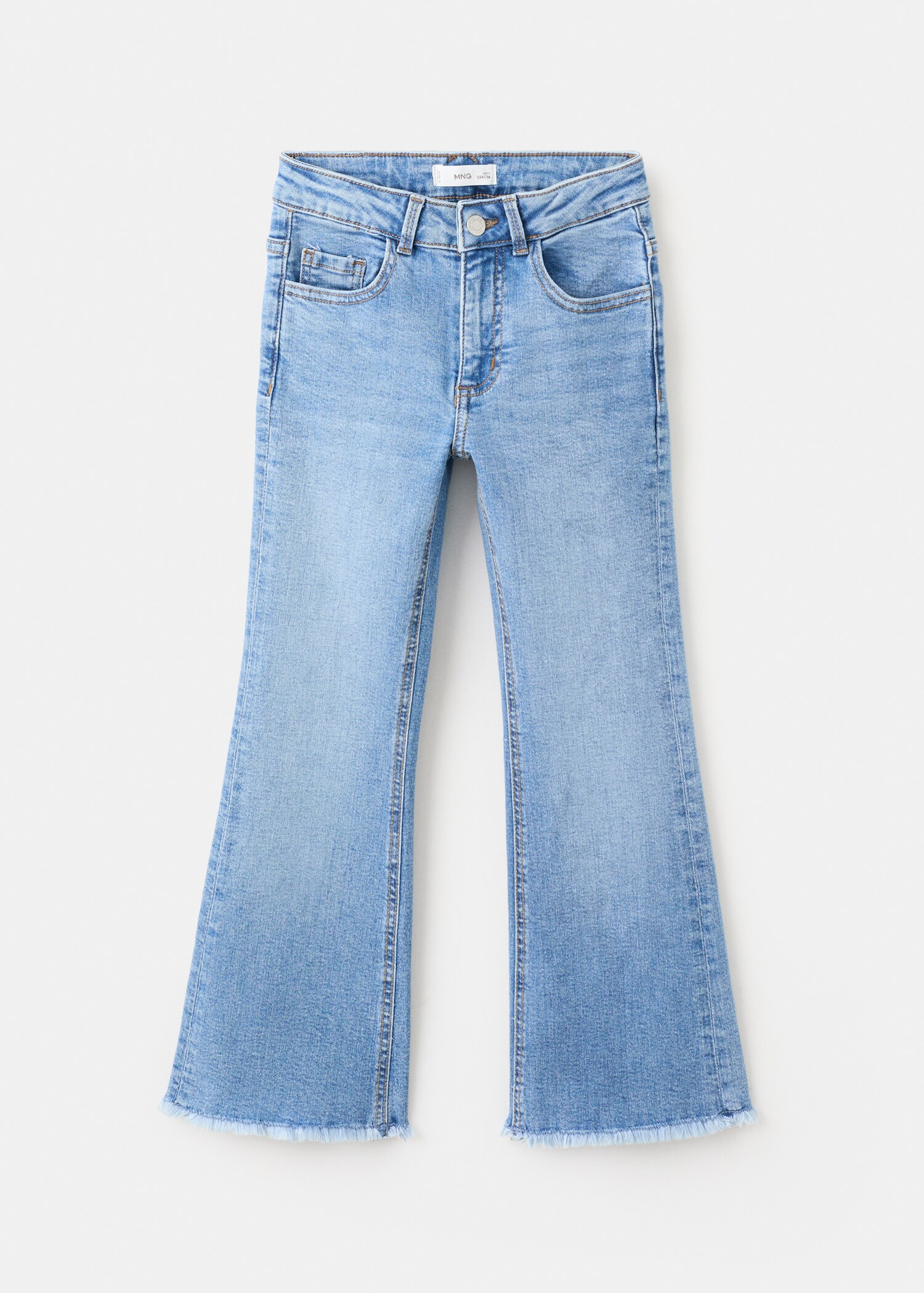 Frayed low-rise skinny jeans - Article without model