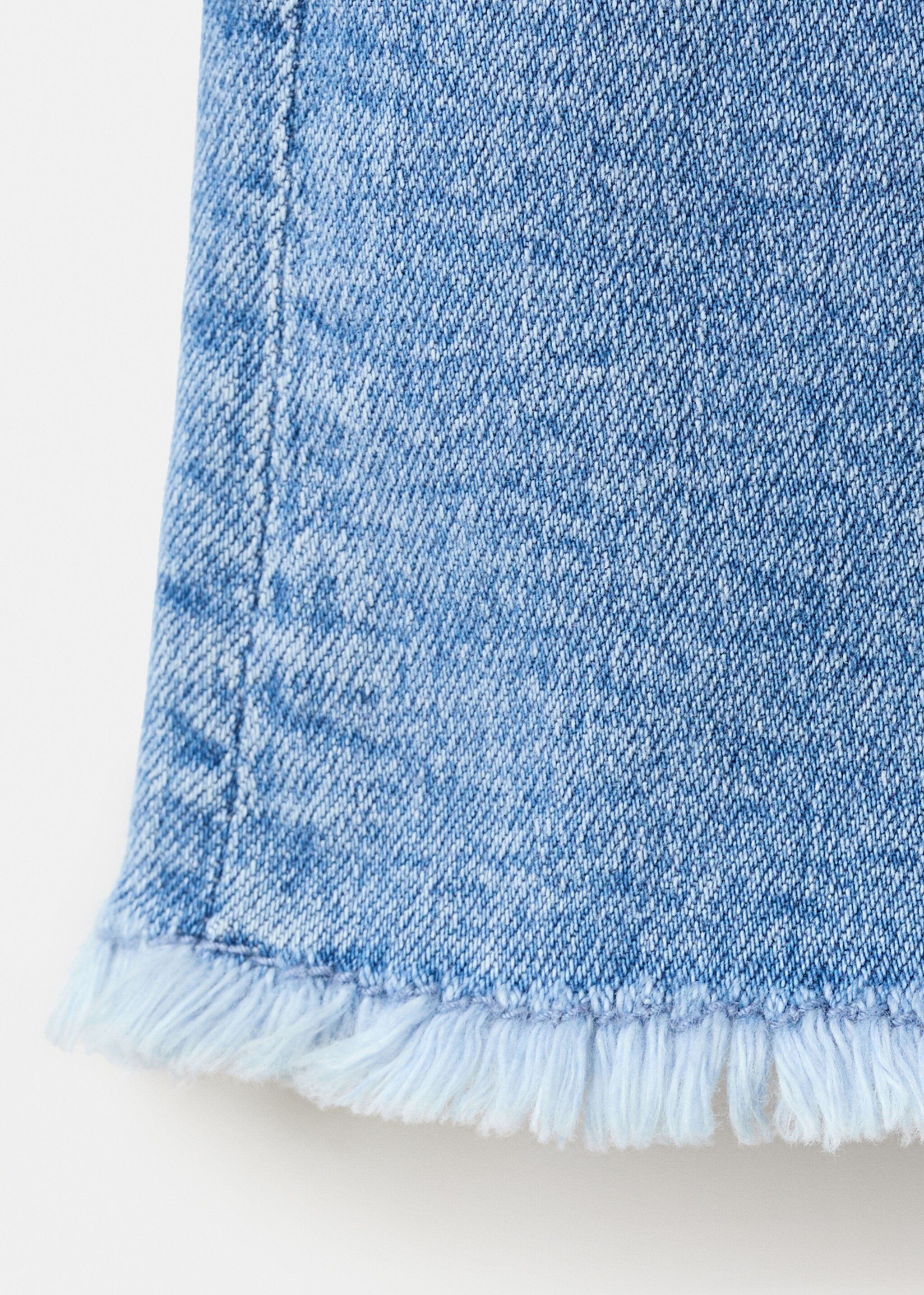 Frayed low-rise skinny jeans - Details of the article 0, Medium Blue. Ref: 27011256-00.