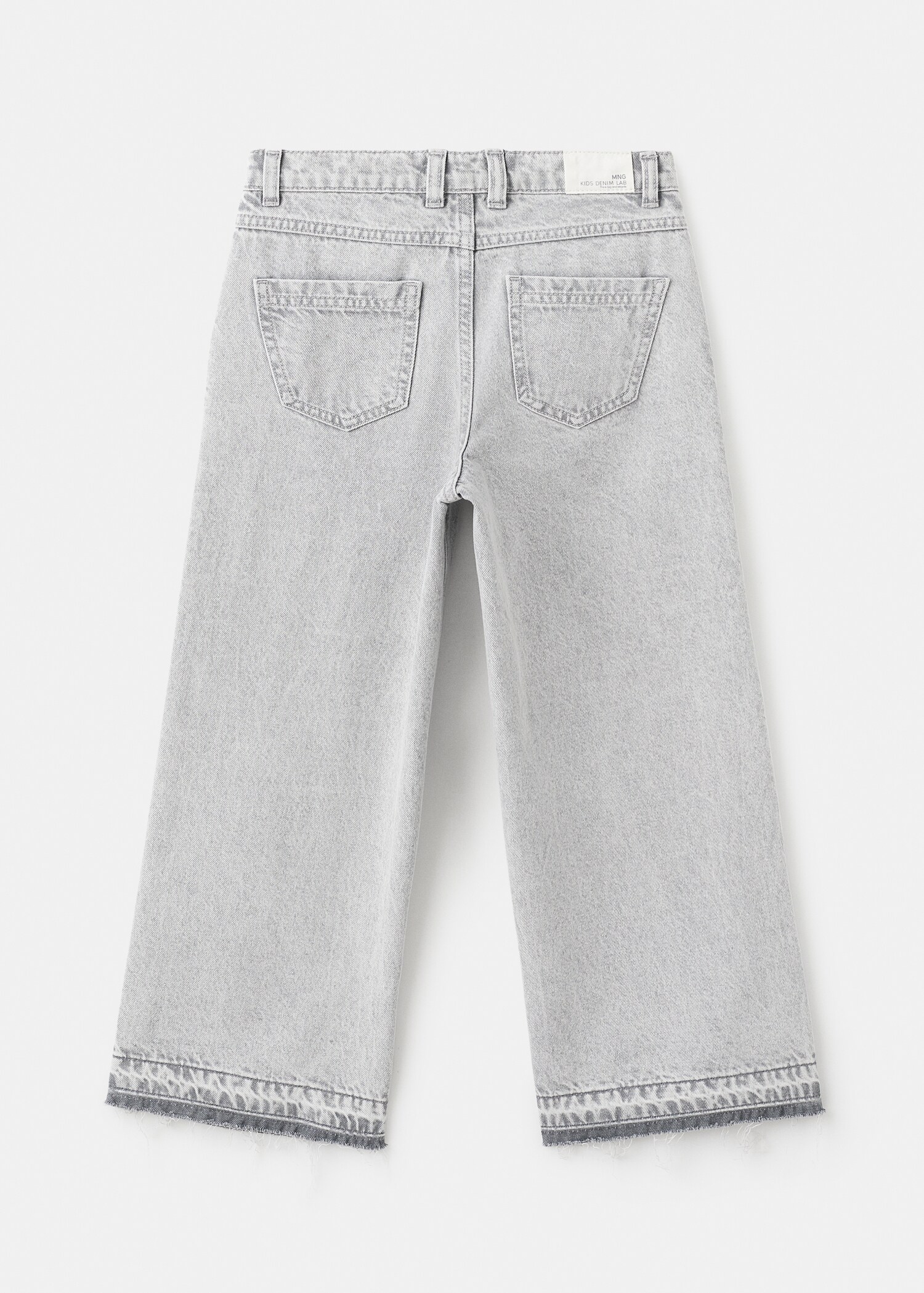 Jeans culotte mid-waist comfort - Reverse of the article