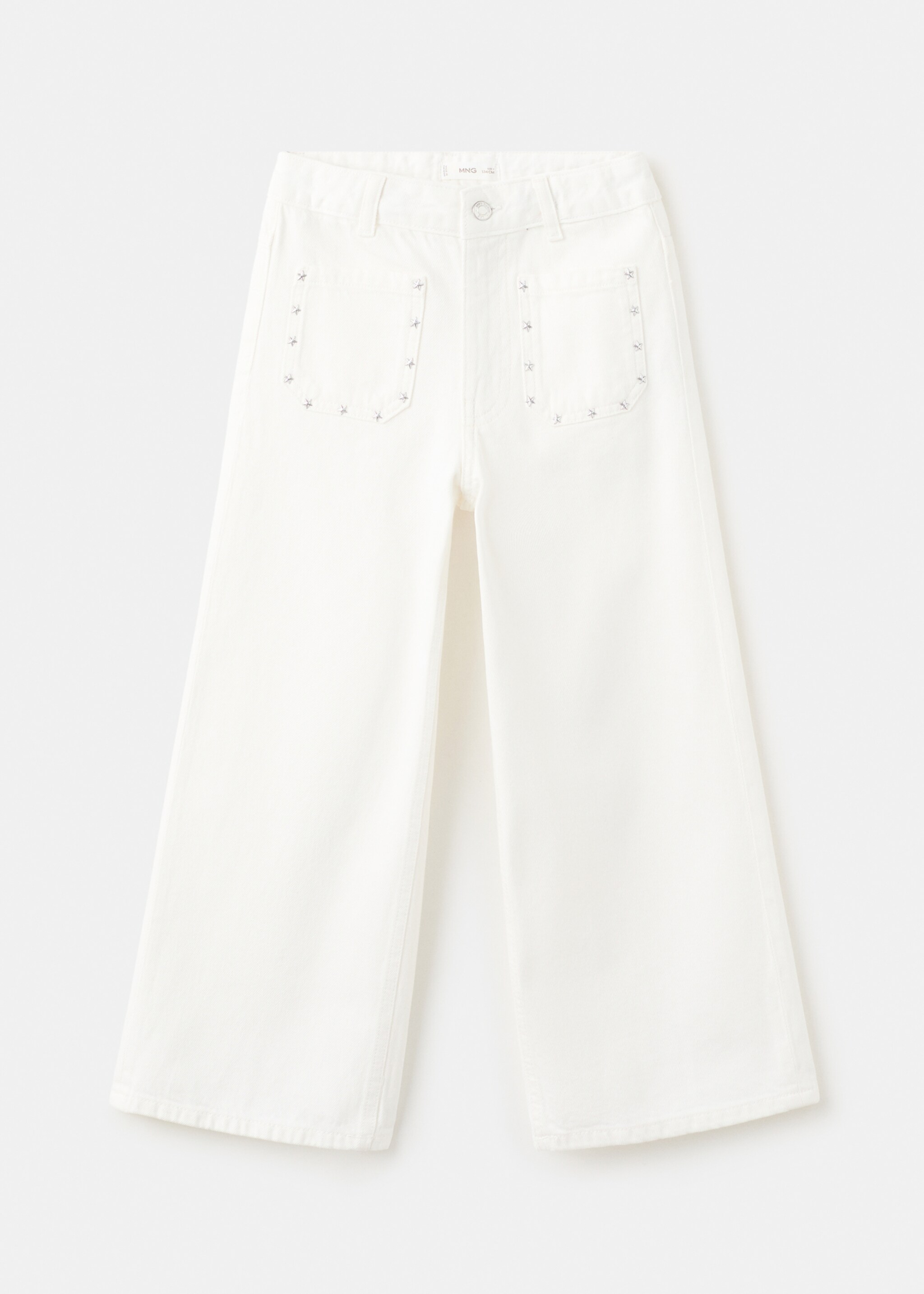 Studded star jeans - Article without model, White. Ref: 27011263-00.