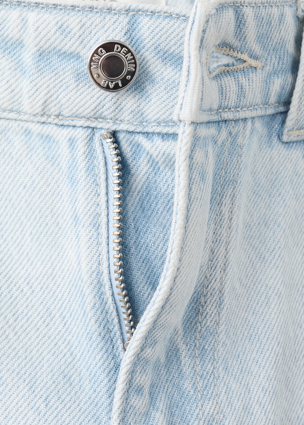 Culotte jeans with embroidered stars