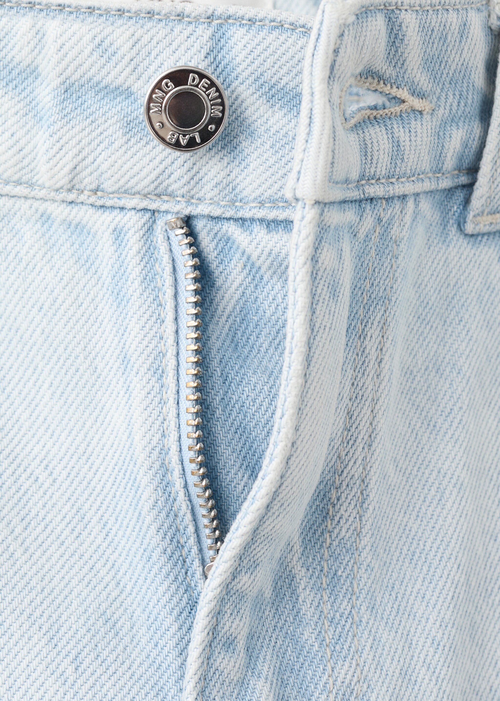 Τζιν culotte με κεντημένα αστέρια - Λεπτομέρεια του προϊόντος 8, Μπλε Ανοιχτό. Ref: 27011264-00.