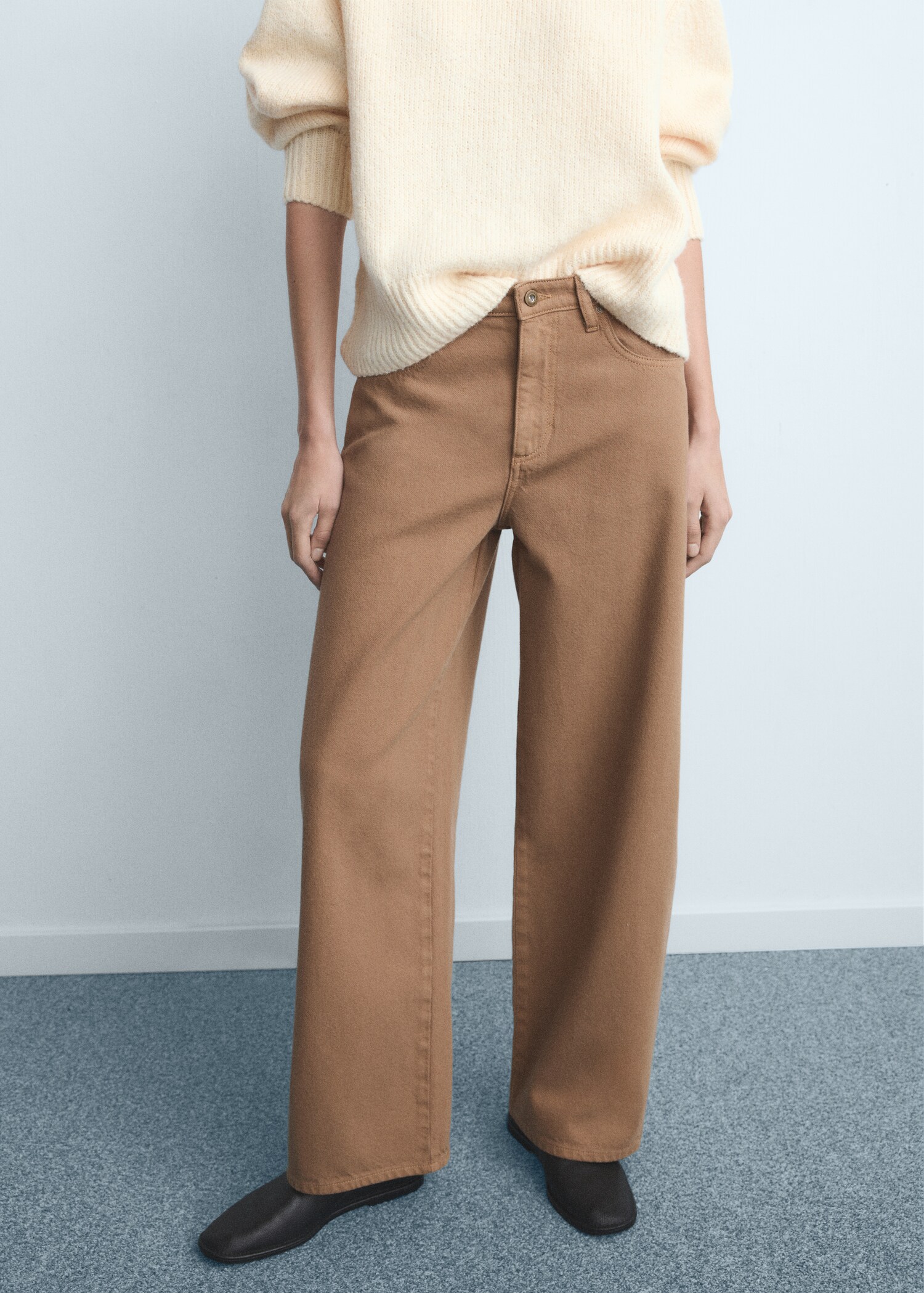 Low-rise balloon jeans - Medium plane