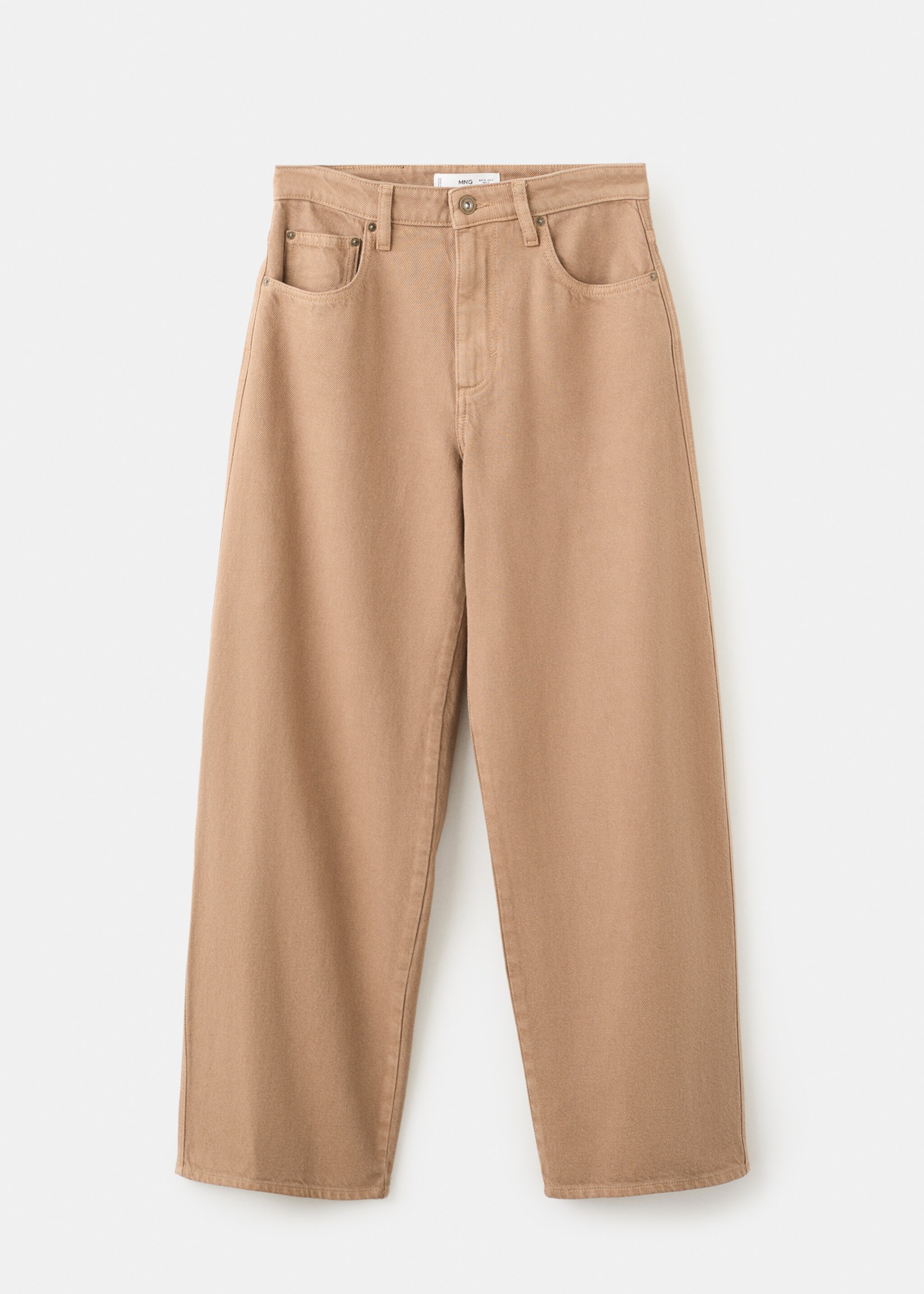 Low-rise balloon jeans - Article without model, Sand. Ref: 27011270-00.