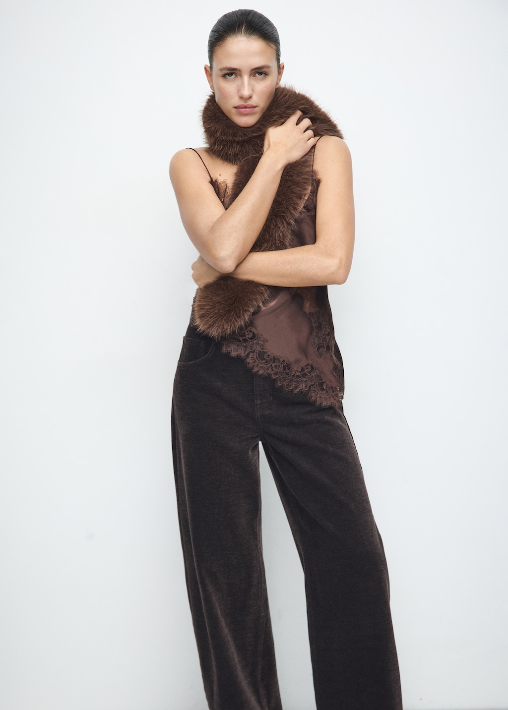Velvet balloon jeans - image 4