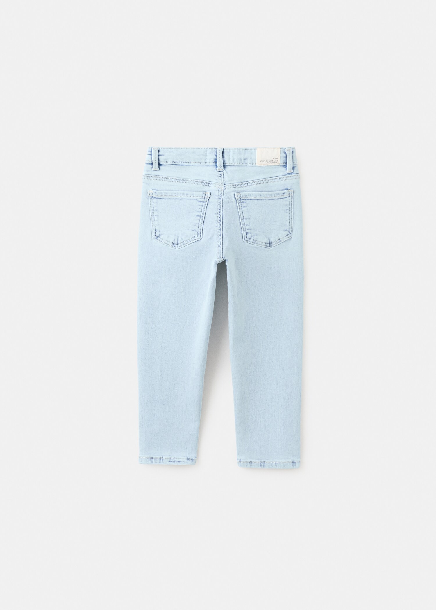 Straight-fit jeans with studs - Reverse of the article
