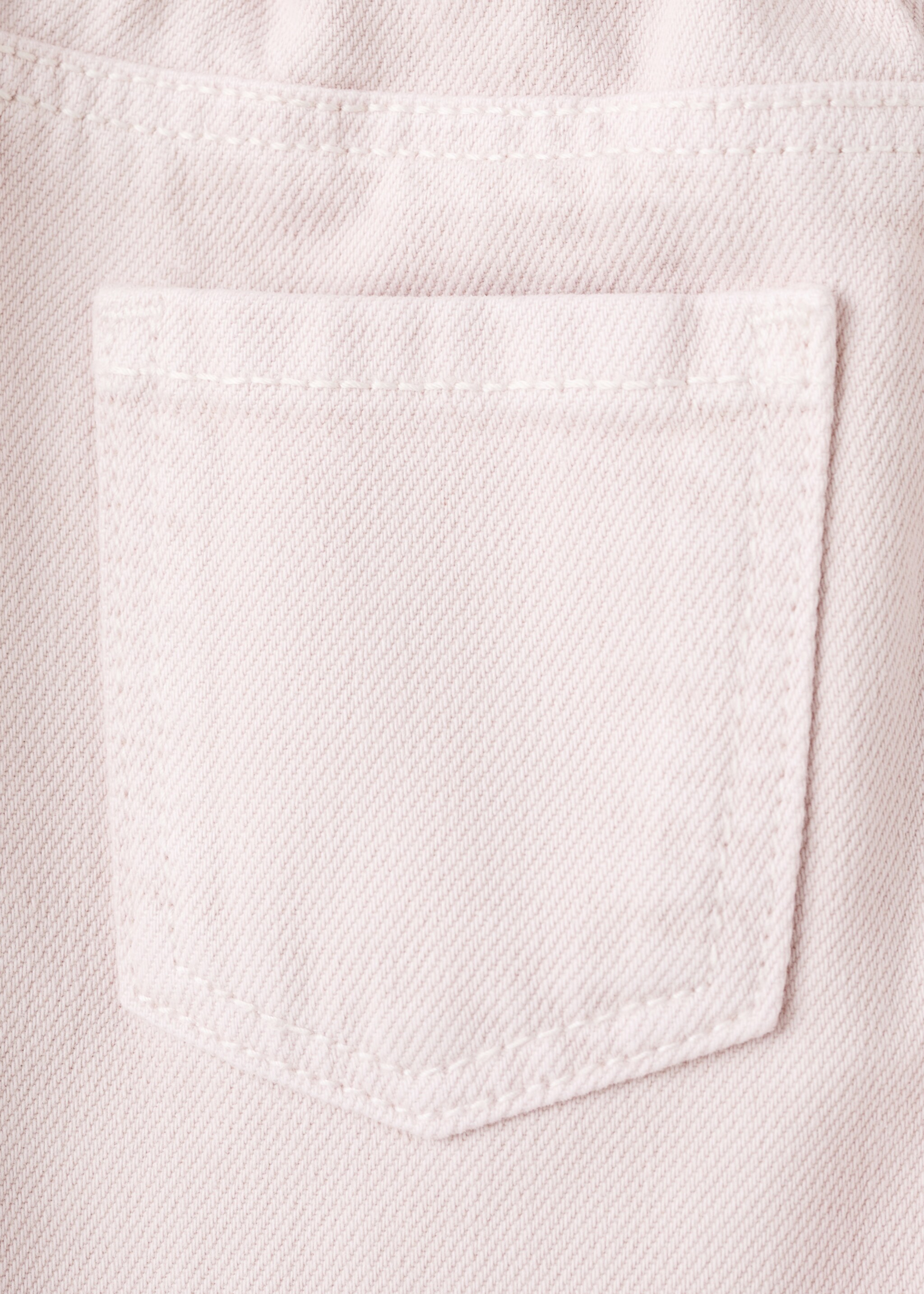 Paper bag jeans with buttons - Details of the article 0, Pink. Ref: 27011276-00.