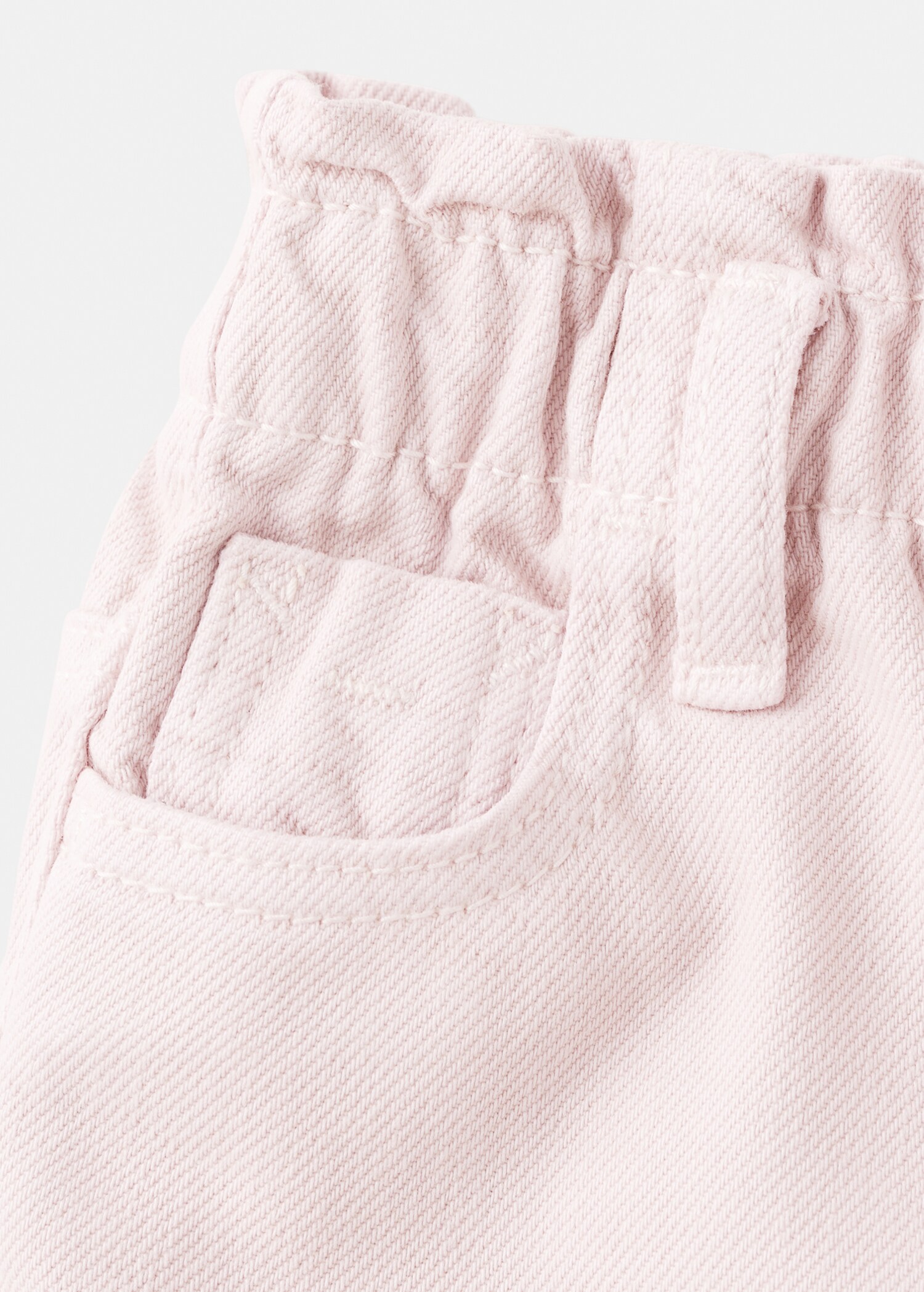 Paper bag jeans with buttons - Details of the article 8