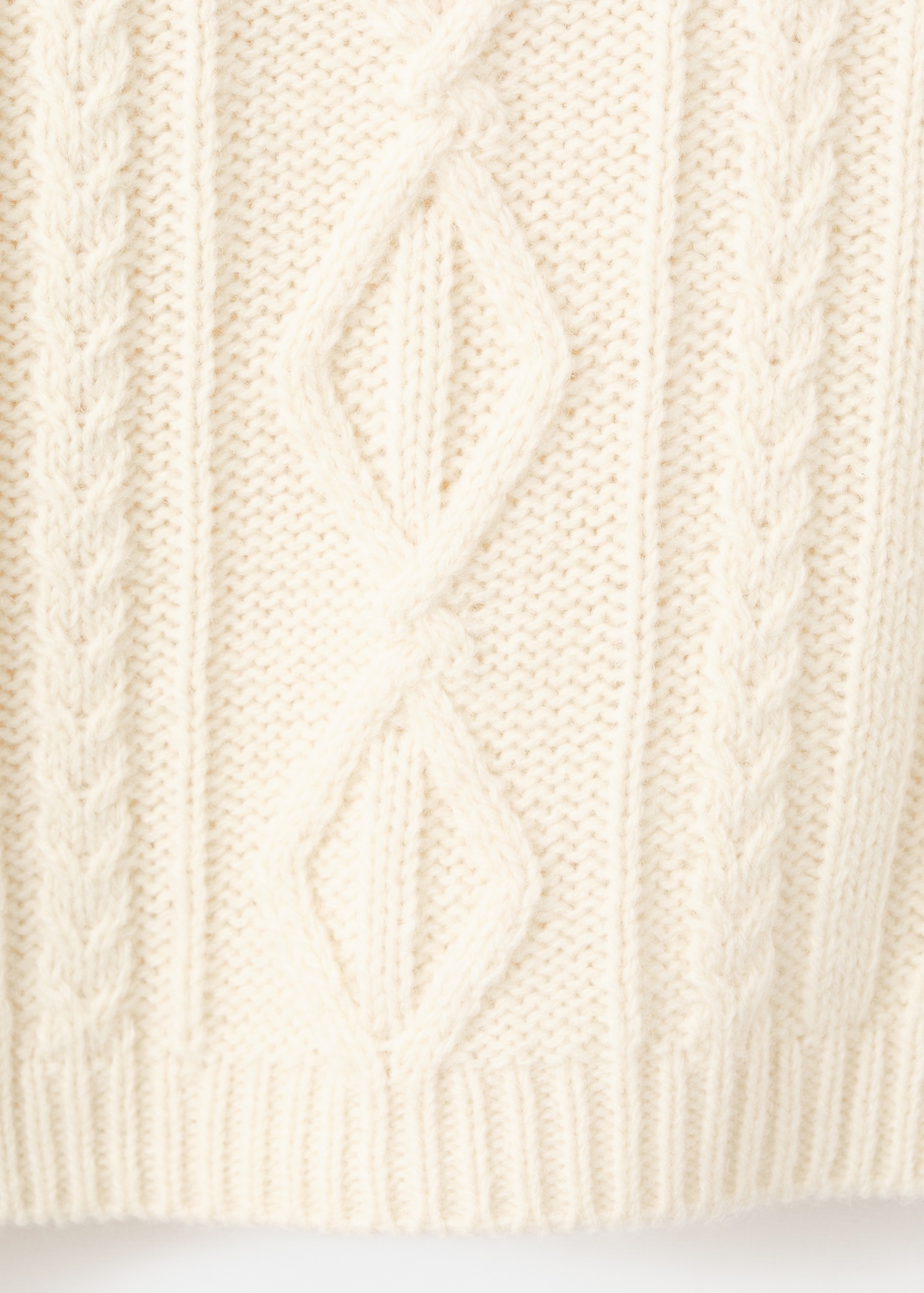 Braided wool-blend sweater - Details of the article 0