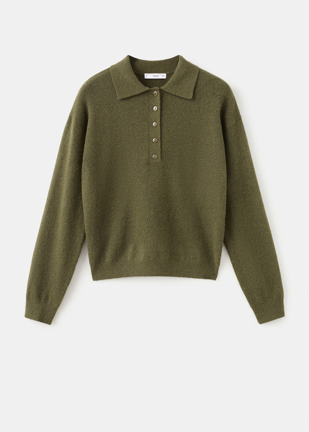 Mango Long-sleeved polo-neck sweater