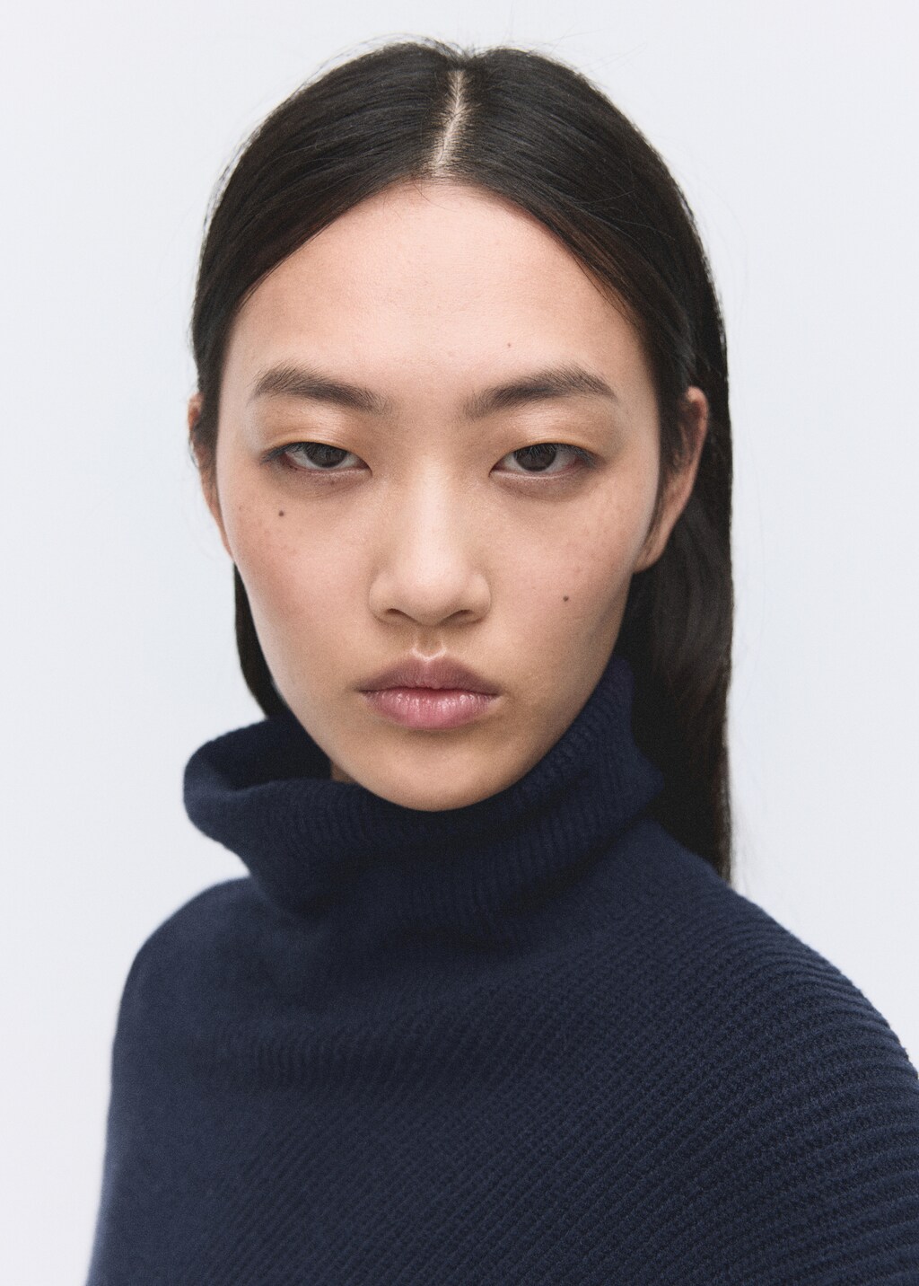 Mango Sweater with asymmetrical roll neck