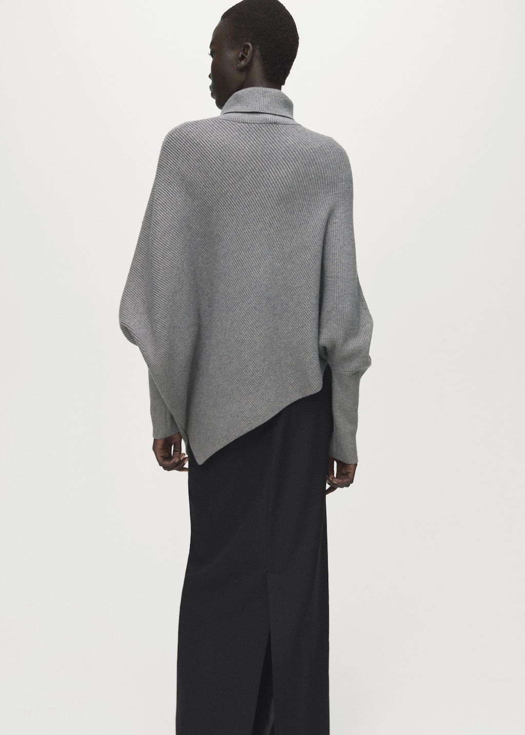 Mango Sweater with asymmetrical roll neck