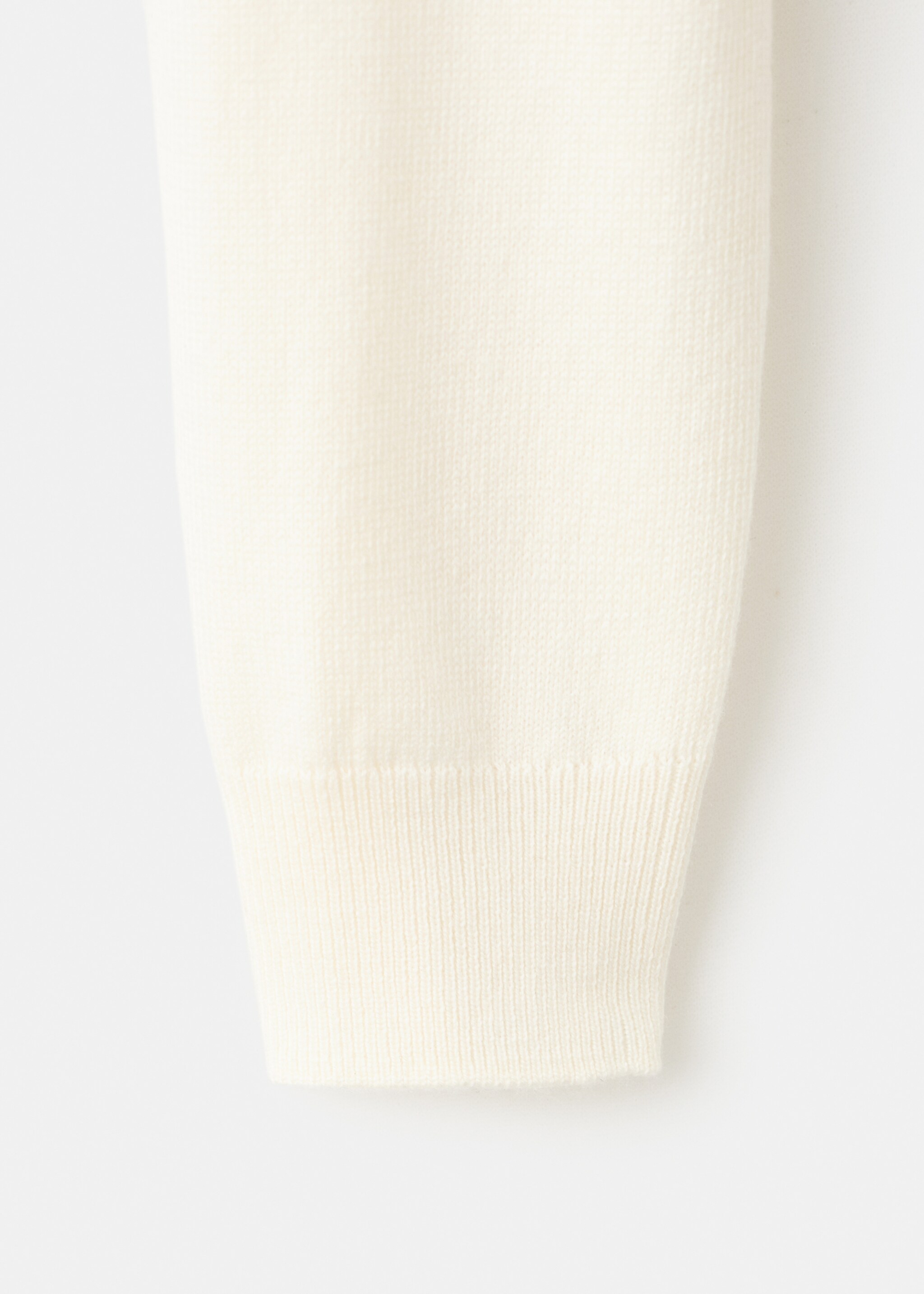 كنزة جيرسي محبوكة برقبة دائرية - تفاصيل المنتج 8, بيج فاتح. Ref: 27011284-00.