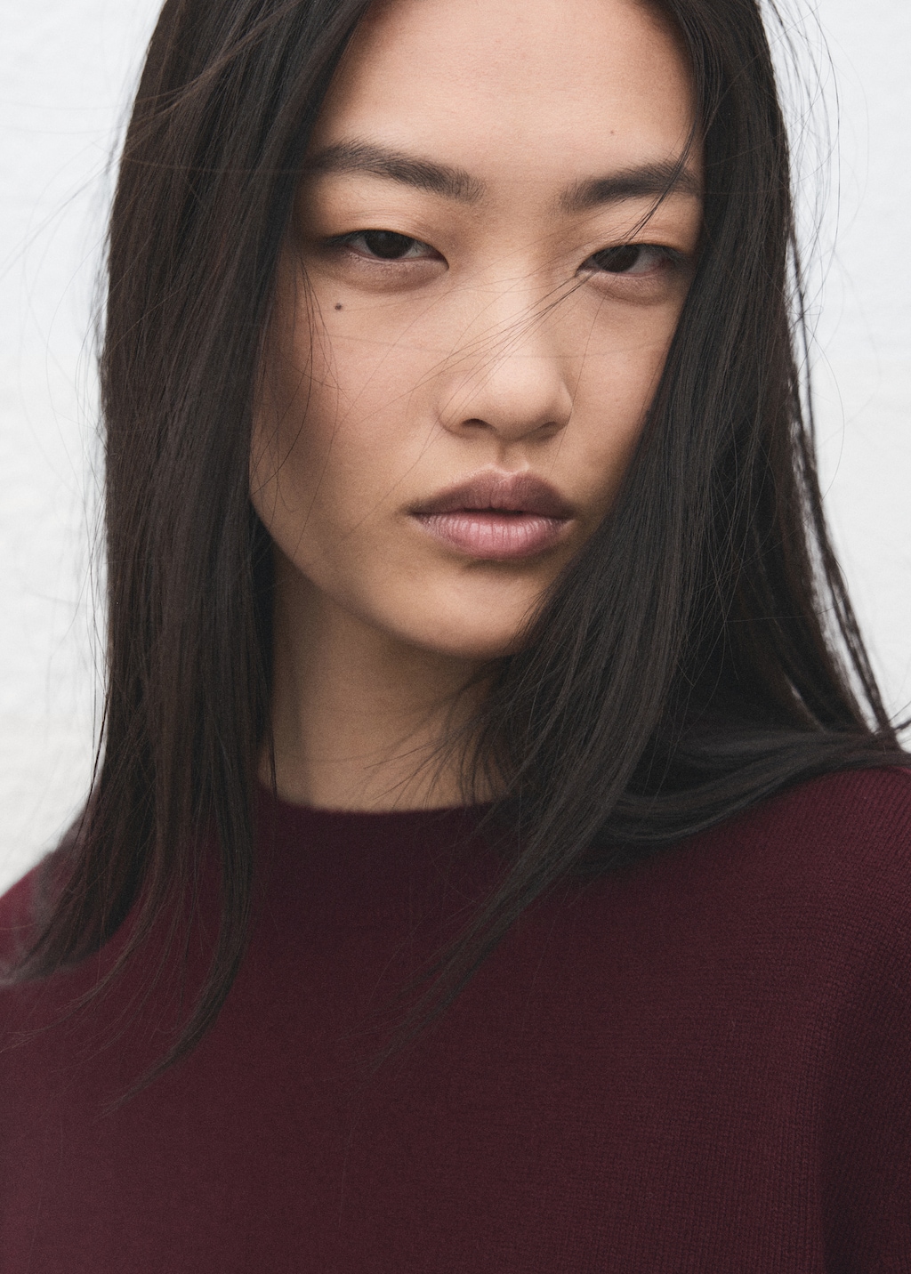 Mango Round-neck knitted sweater