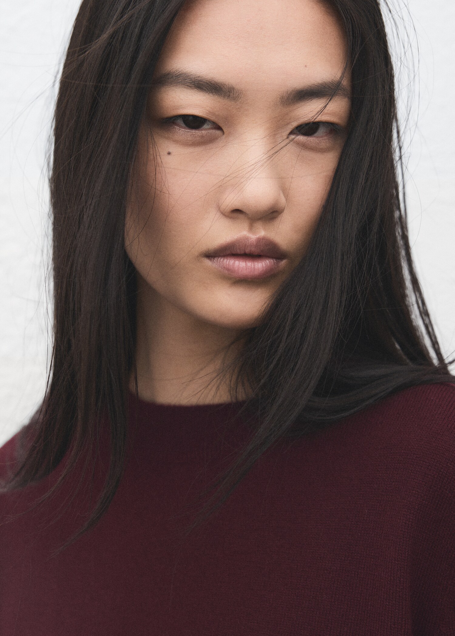 كنزة جيرسي محبوكة برقبة دائرية - تفاصيل المنتج 1