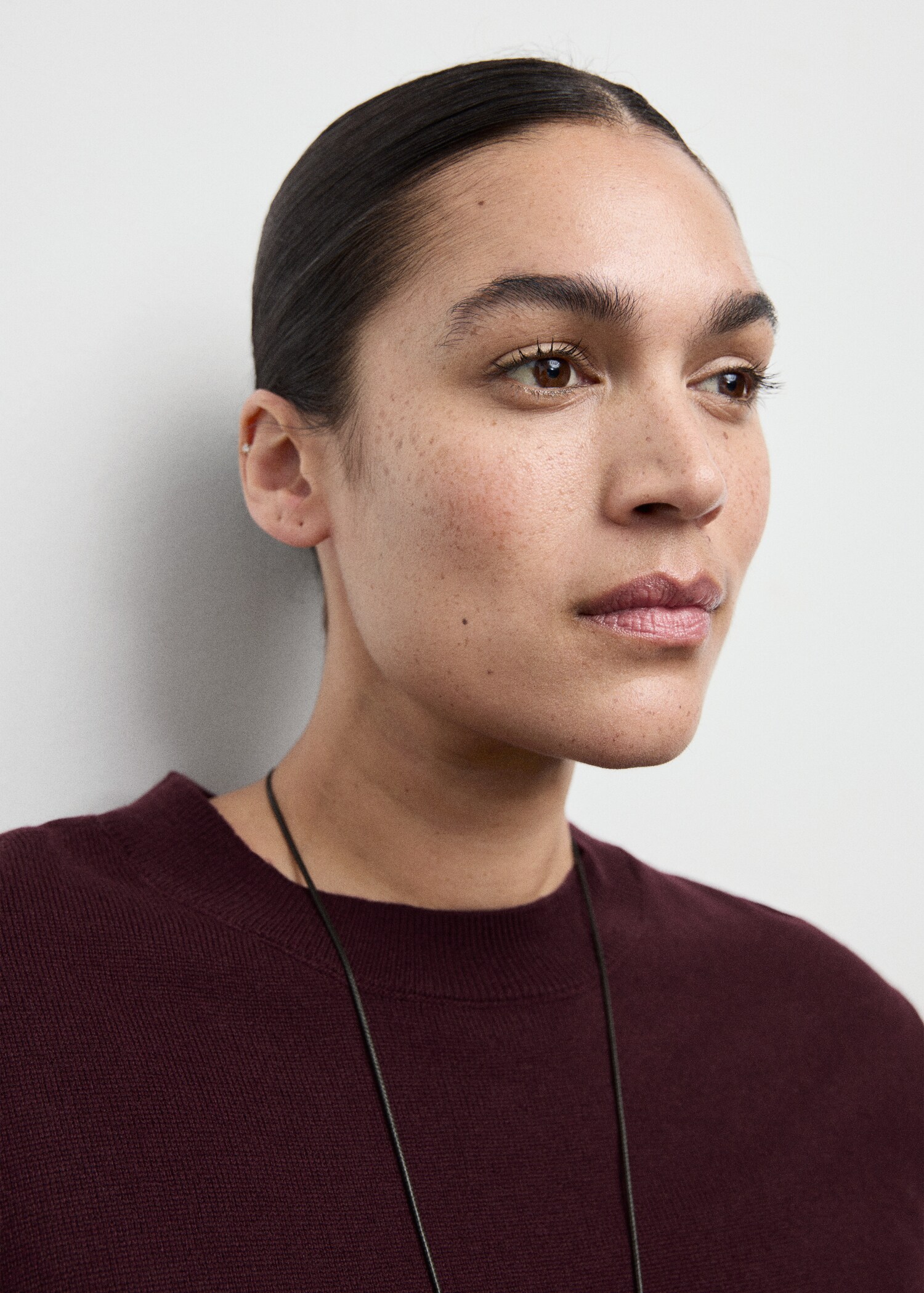 كنزة جيرسي محبوكة برقبة دائرية - تفاصيل المنتج 4