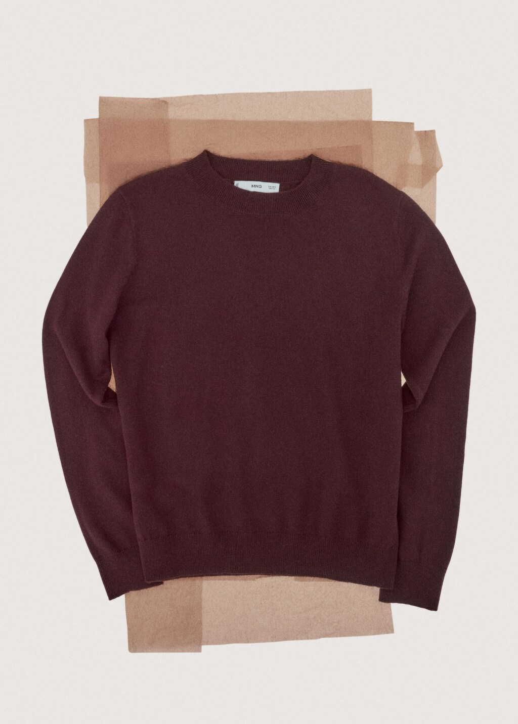 Mango Round-neck knitted sweater