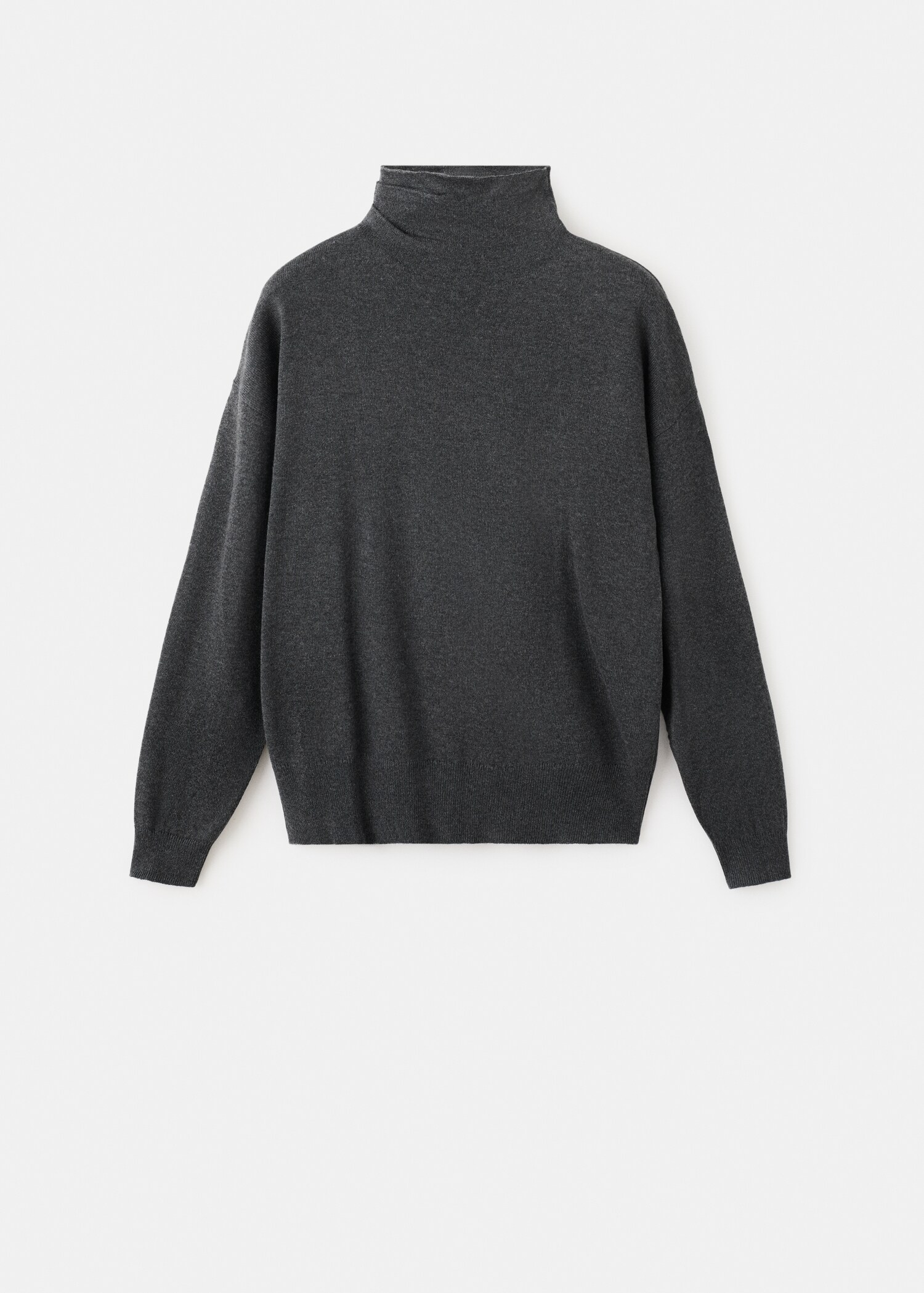 Draped turtleneck sweater - Article without model