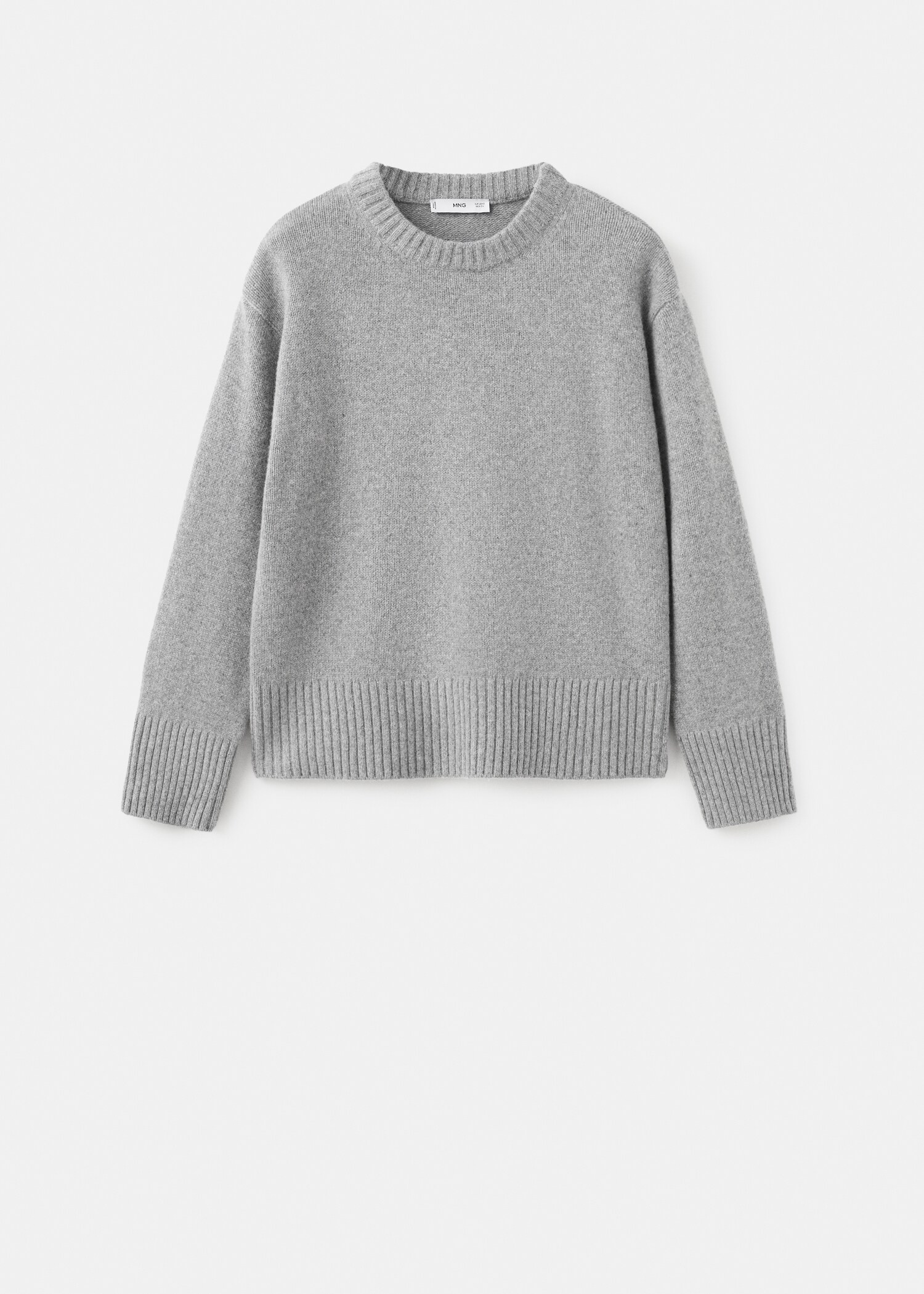 Wool-blend knit sweater - Article without model
