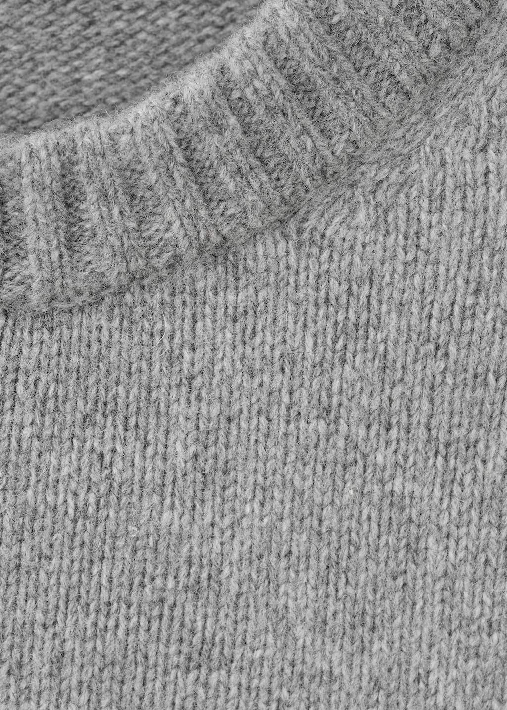 Wool-blend knit sweater