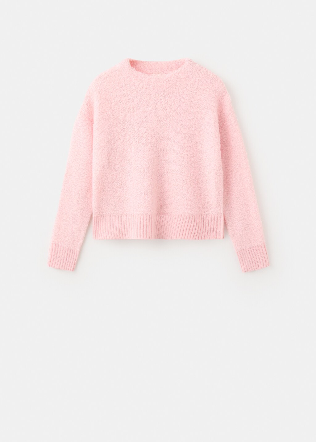 Mango Knitted sweater with perkins neck