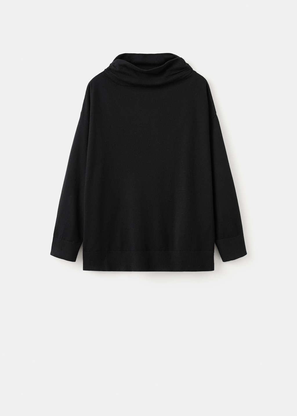 Mango Gathered perkins-neck sweater thumbnail