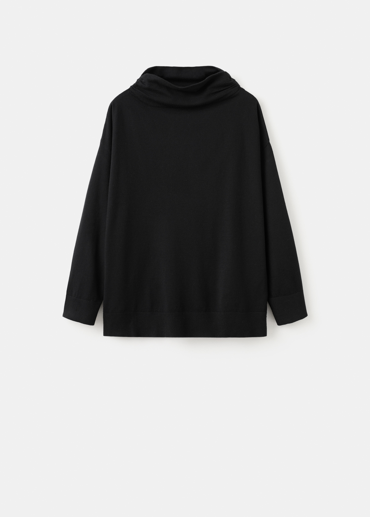 Gathered perkins-neck sweater - Article without model