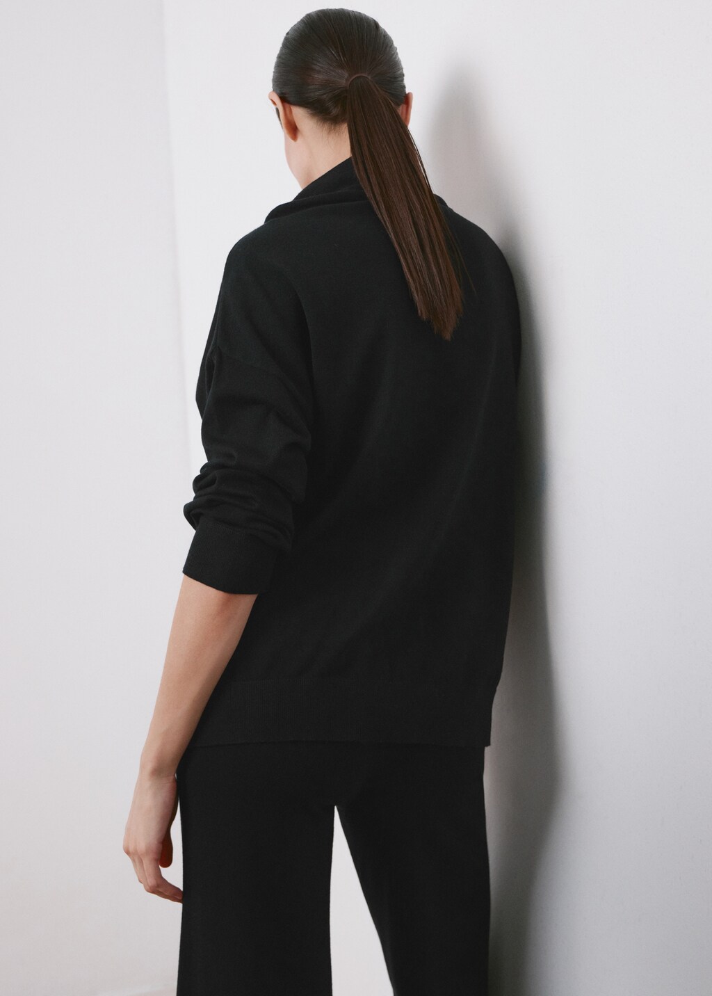 Mango Gathered perkins-neck sweater thumbnail