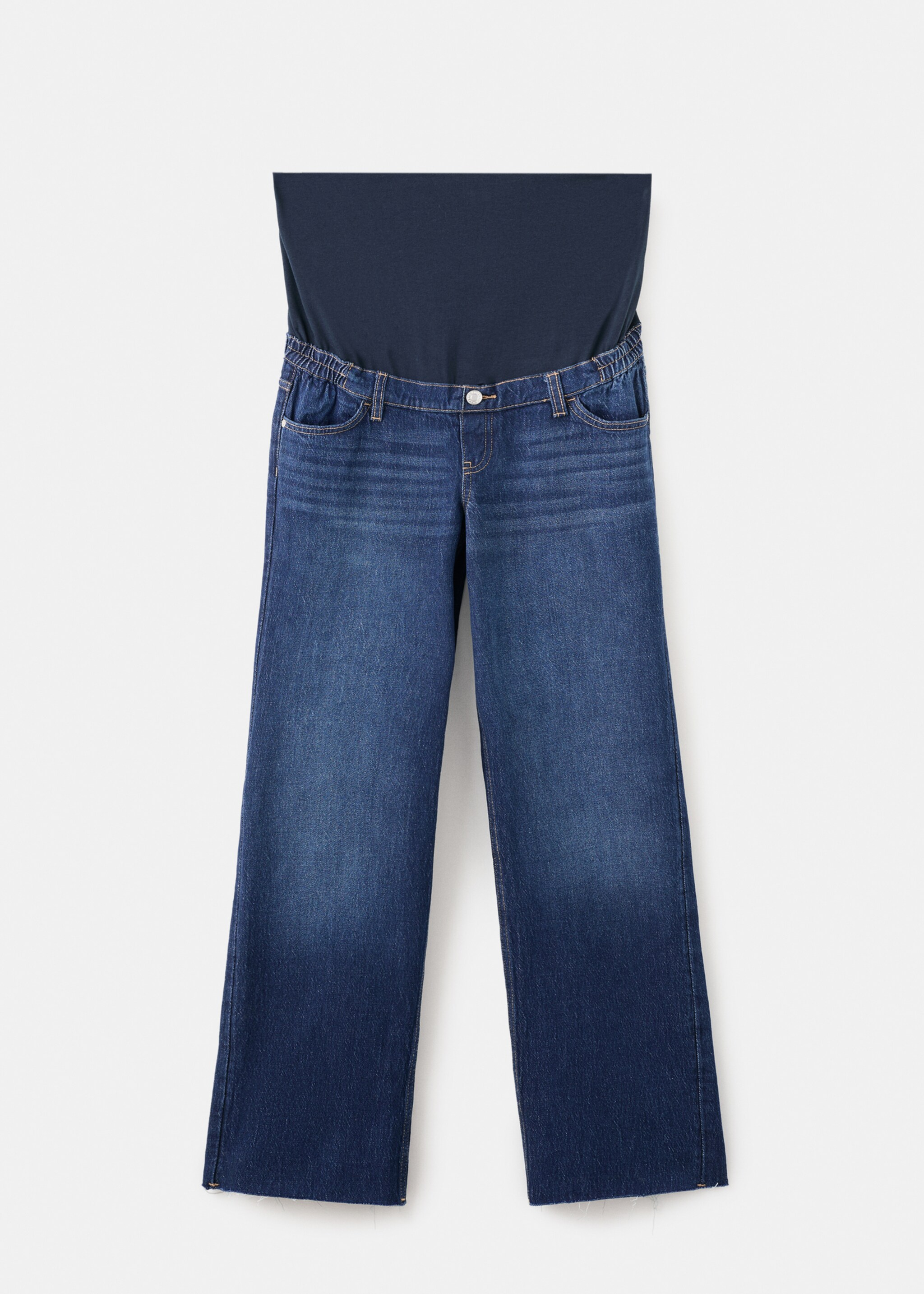 جينز واسع الساق للمرأة الحامل - منتج دون نموذج, دنيم أسود. Ref: 27011292-00.