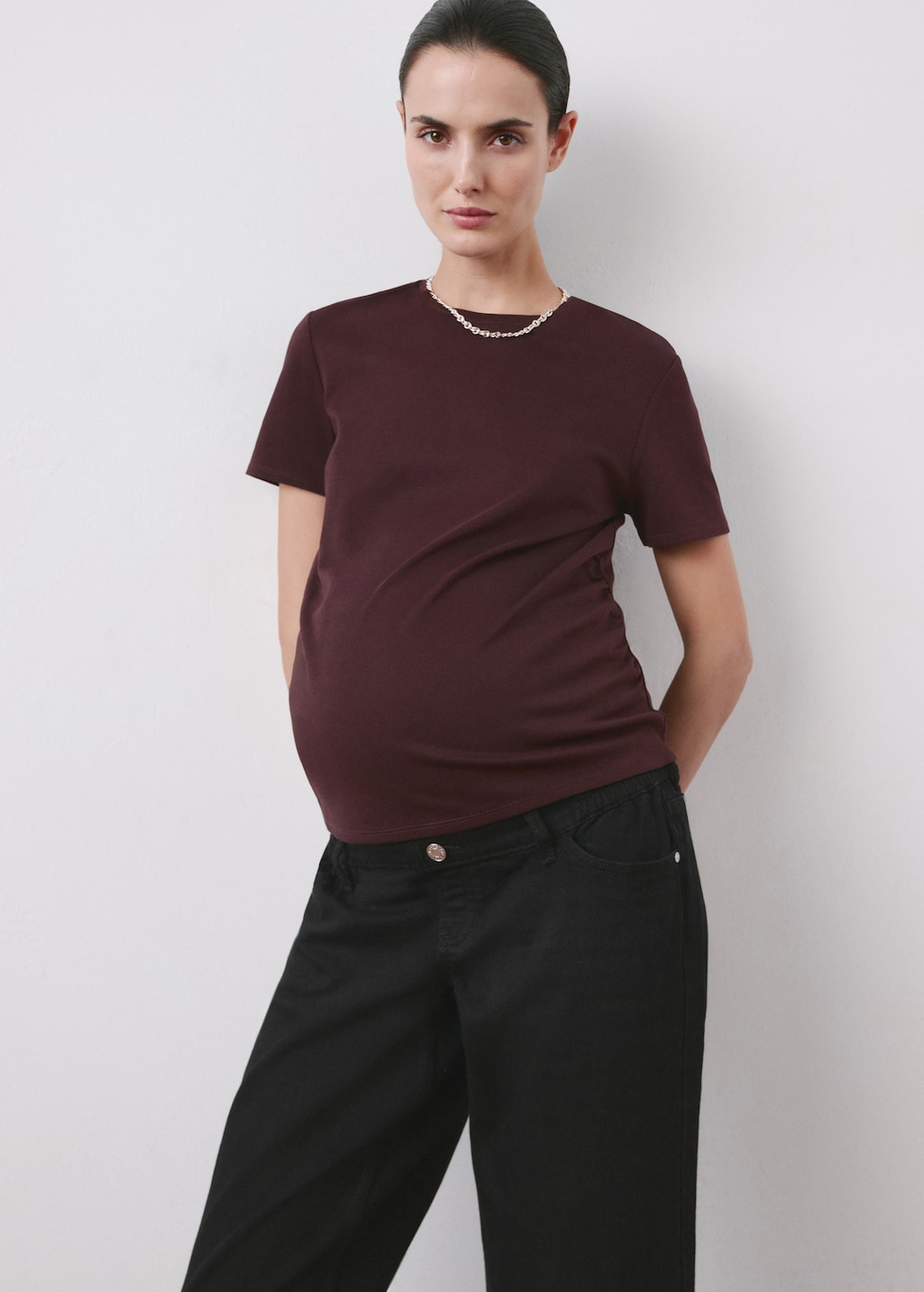 Mango Wide leg maternity jeans