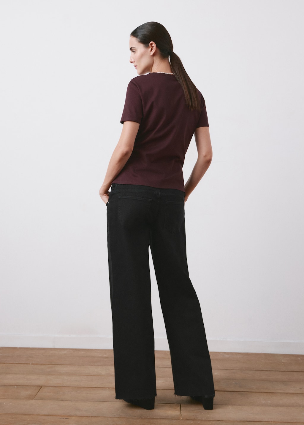 Mango Wide leg maternity jeans