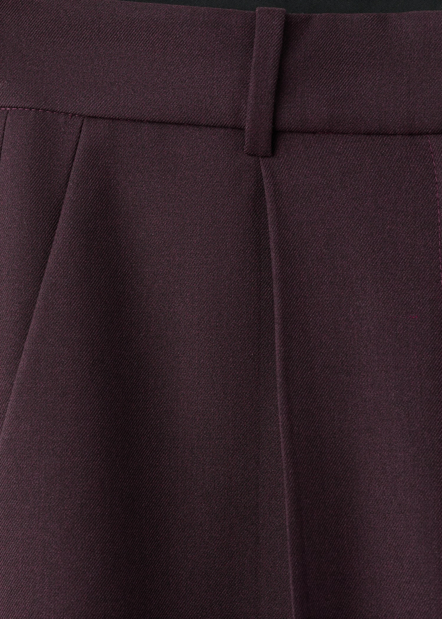 Wide leg suit trousers - Details of the article 0