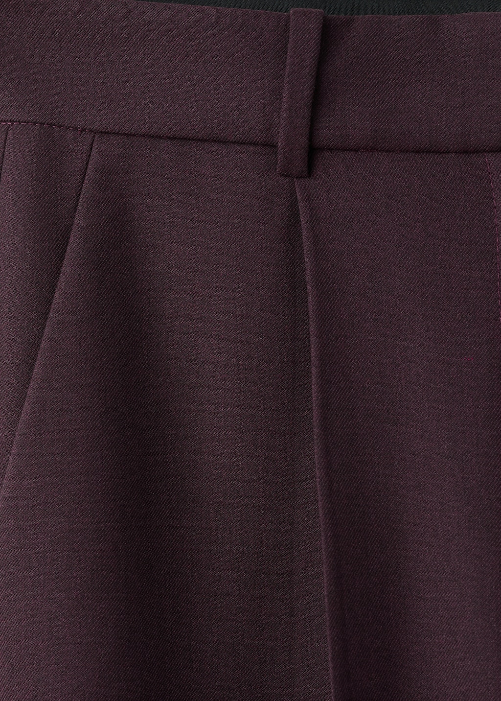 Wide leg suit trousers