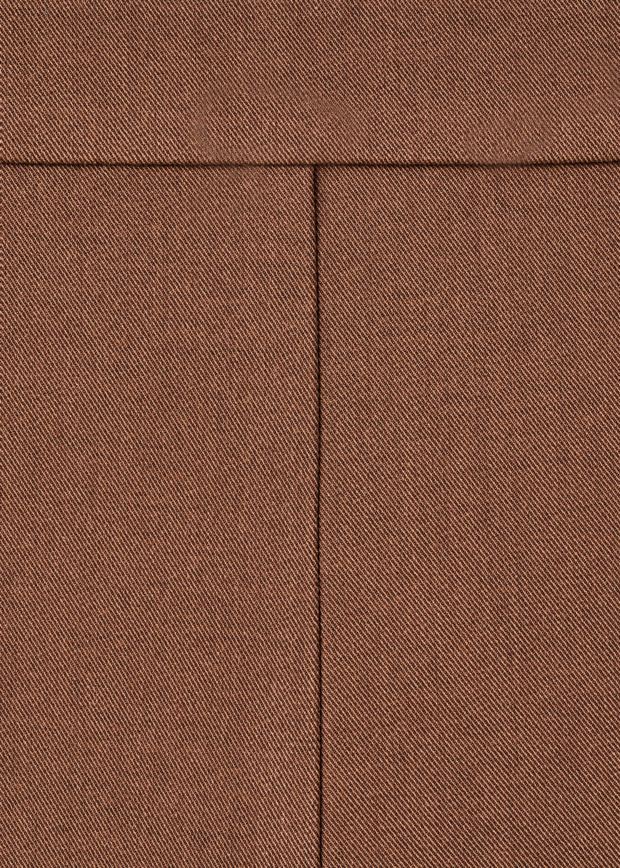 Wide leg suit trousers - Details of the article 8, Caramel. Ref: 27011300-00.
