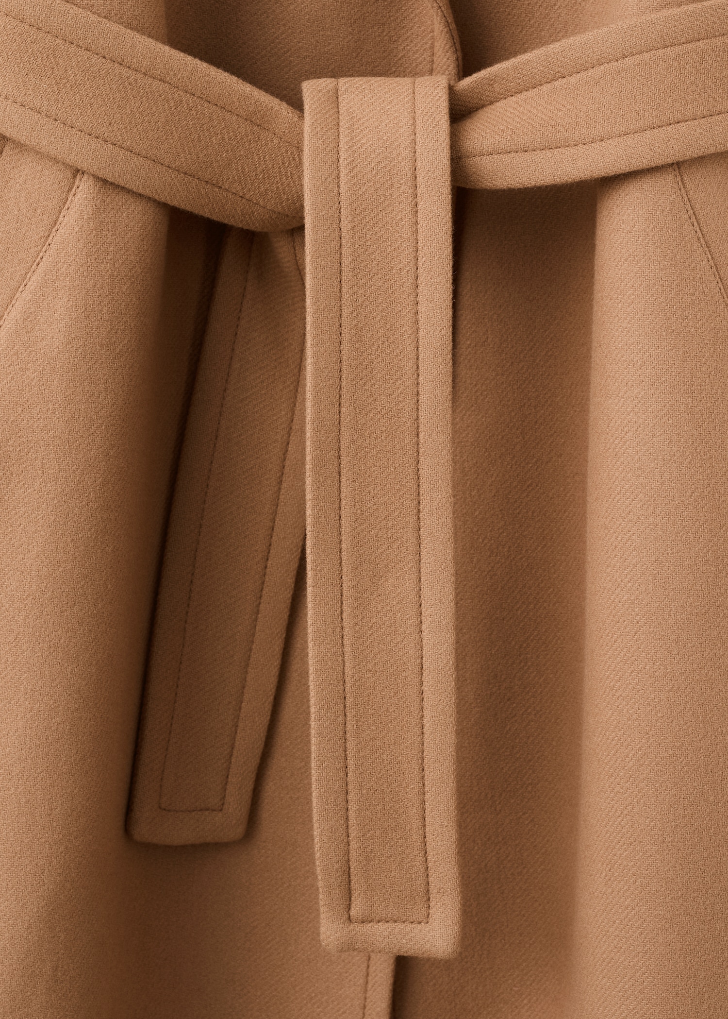 Manteco wool coat with belt - Details of the article 8