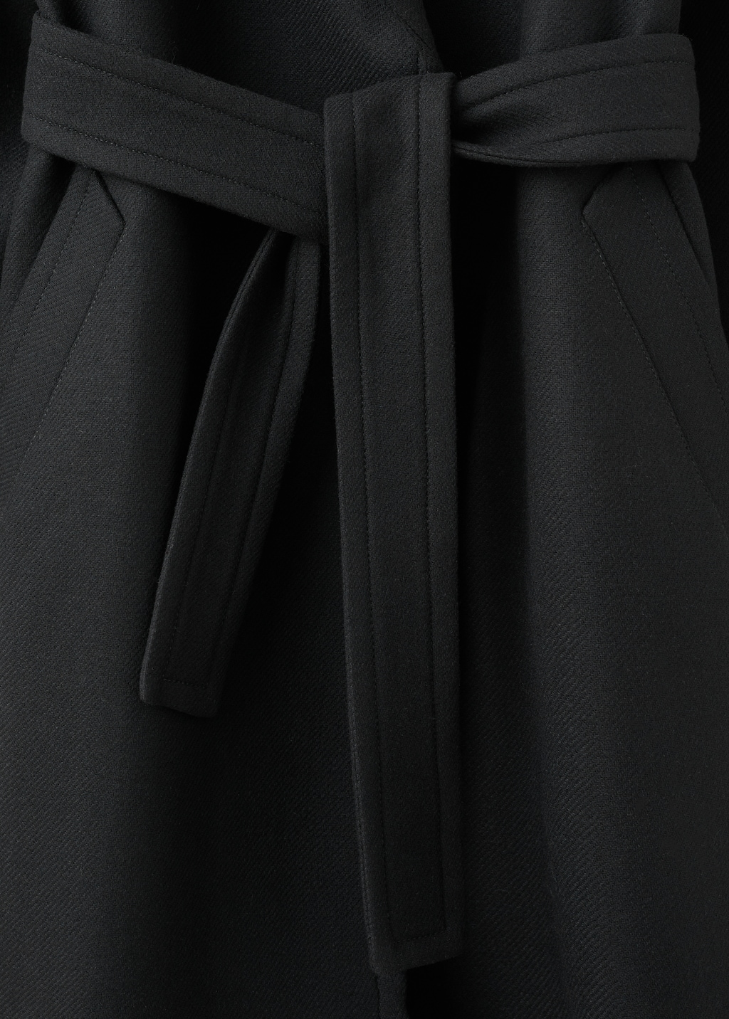 Manteco wool coat with belt