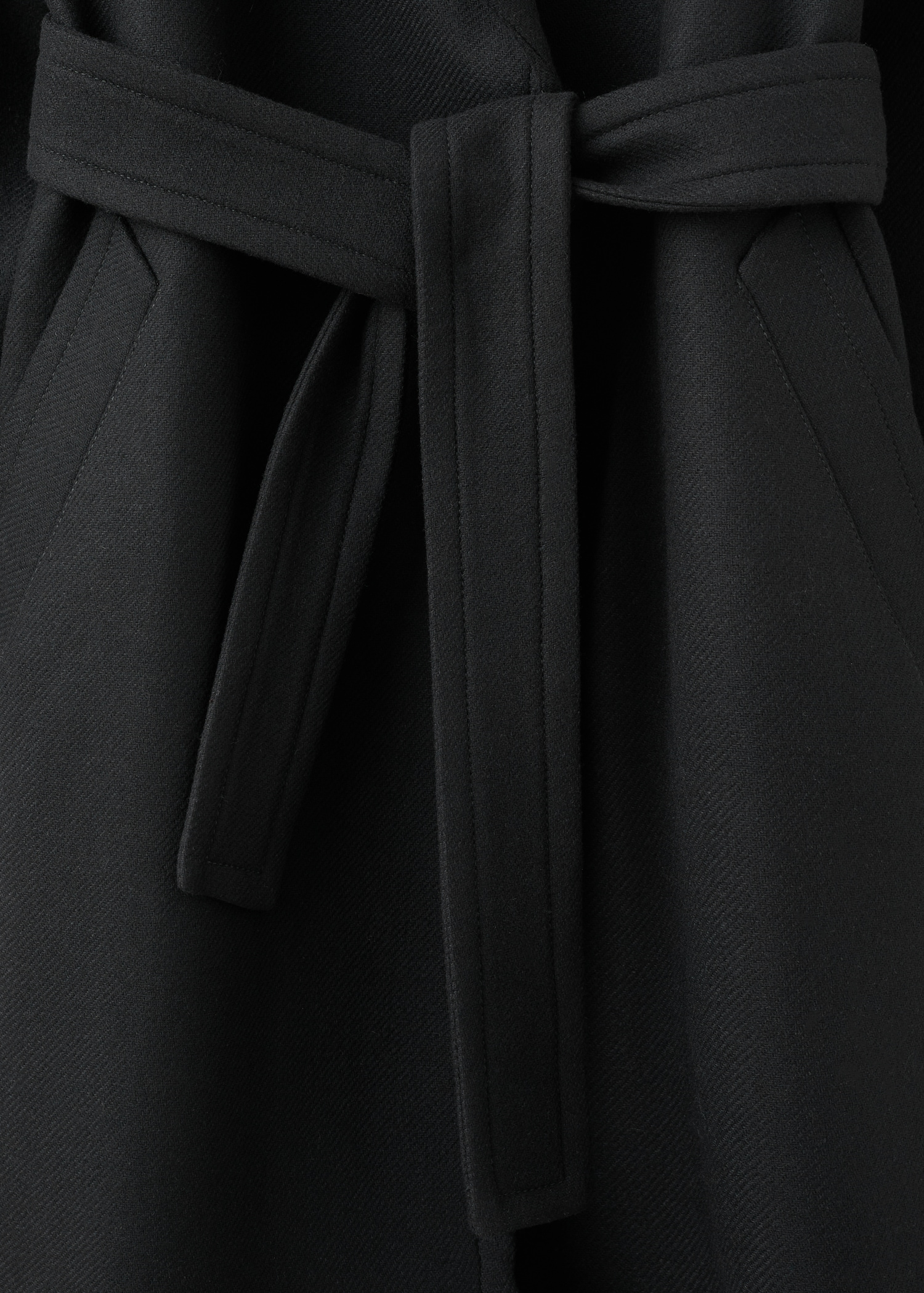 Manteco Wool Coat With Belt