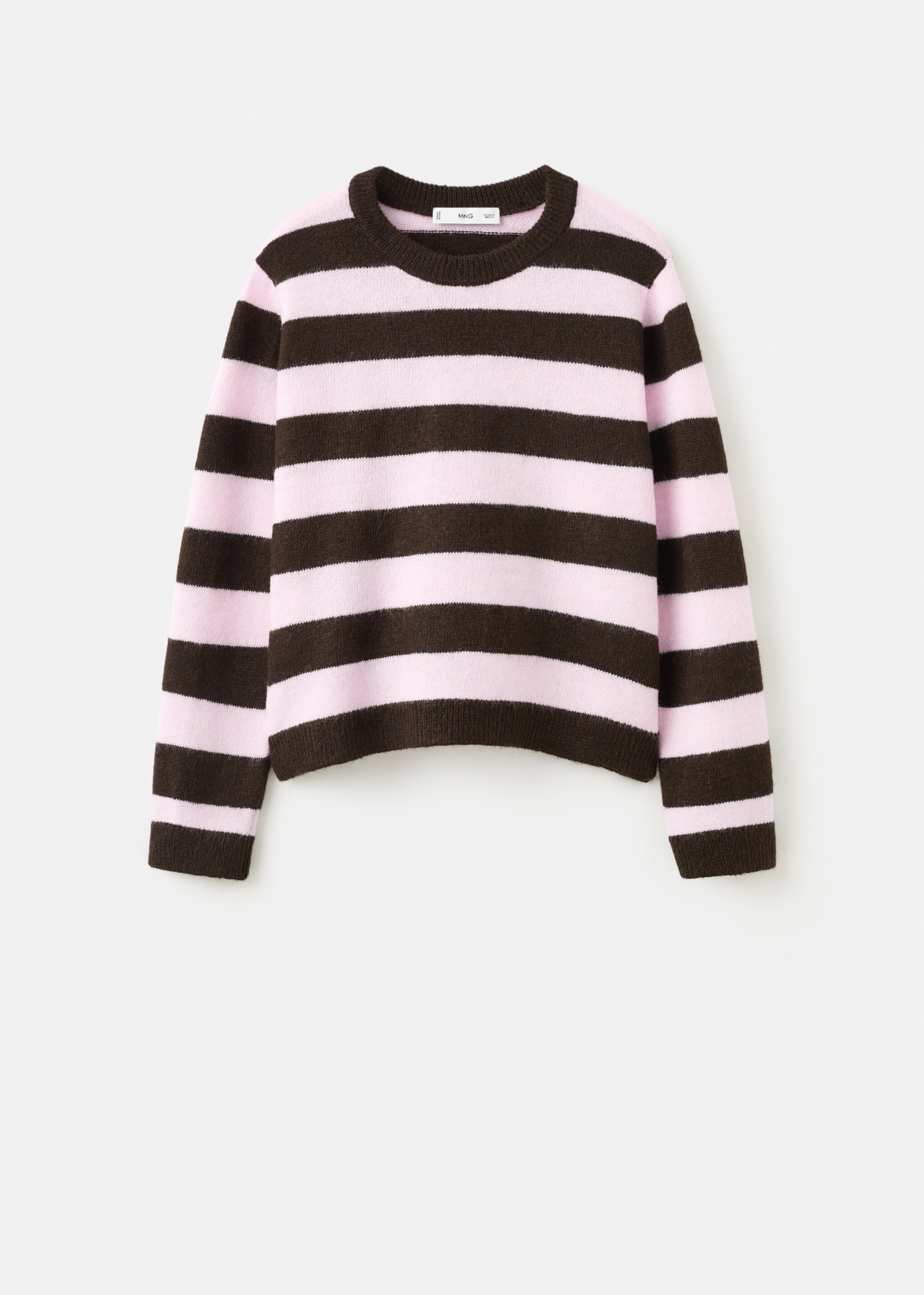 Jersey punto rayas - Artículo sin modelo, Rosa. Ref: 27011310-00.