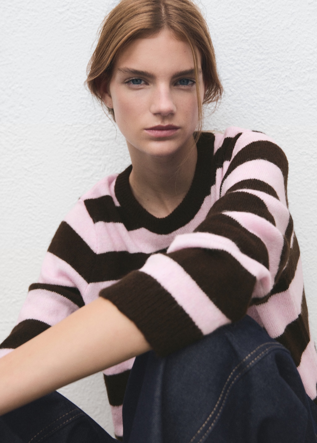 Mango Knit striped sweater