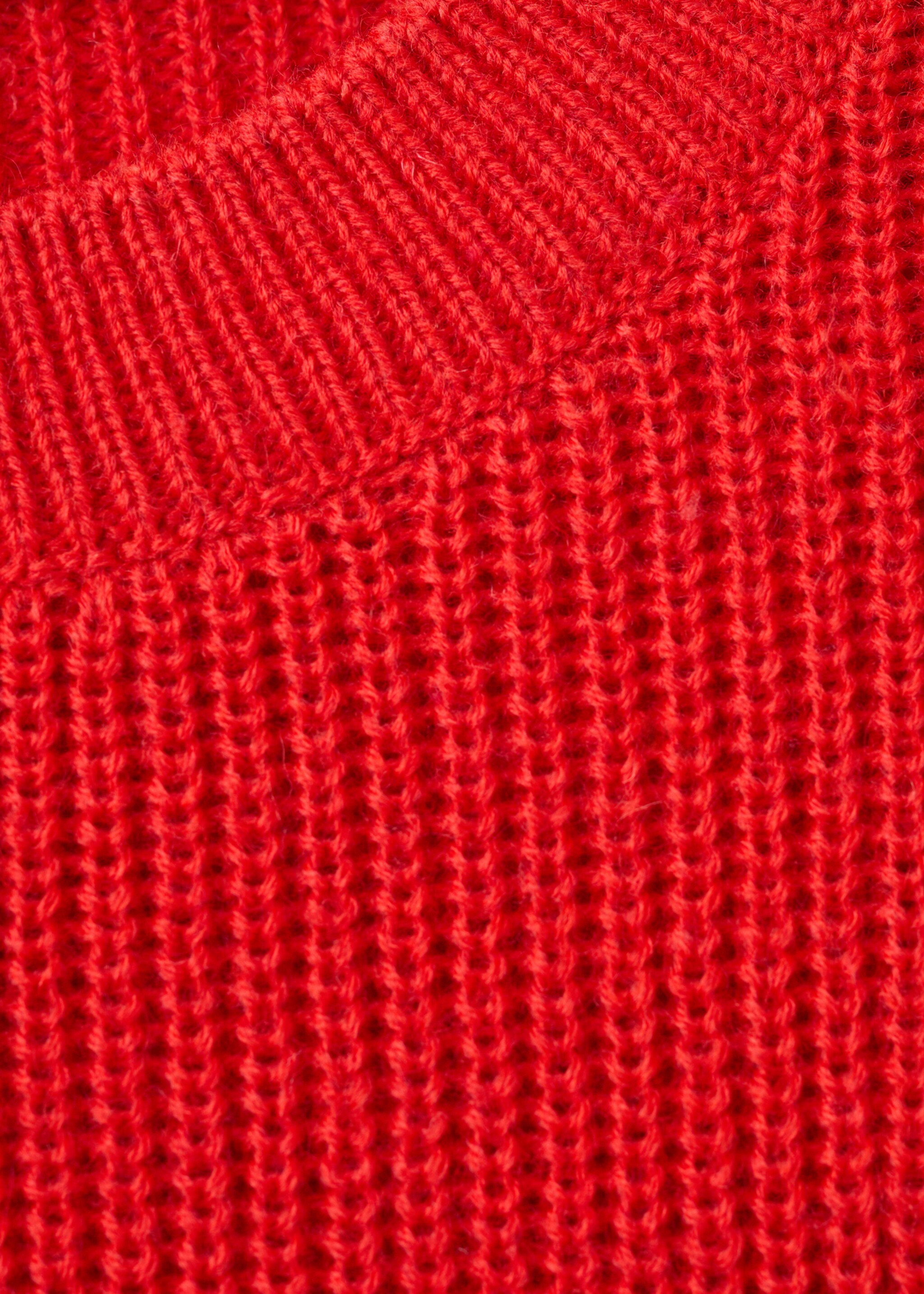 Pull en maille manches trois quarts - Détail de l'article 0, Rouge. Ref: 27011311-00.