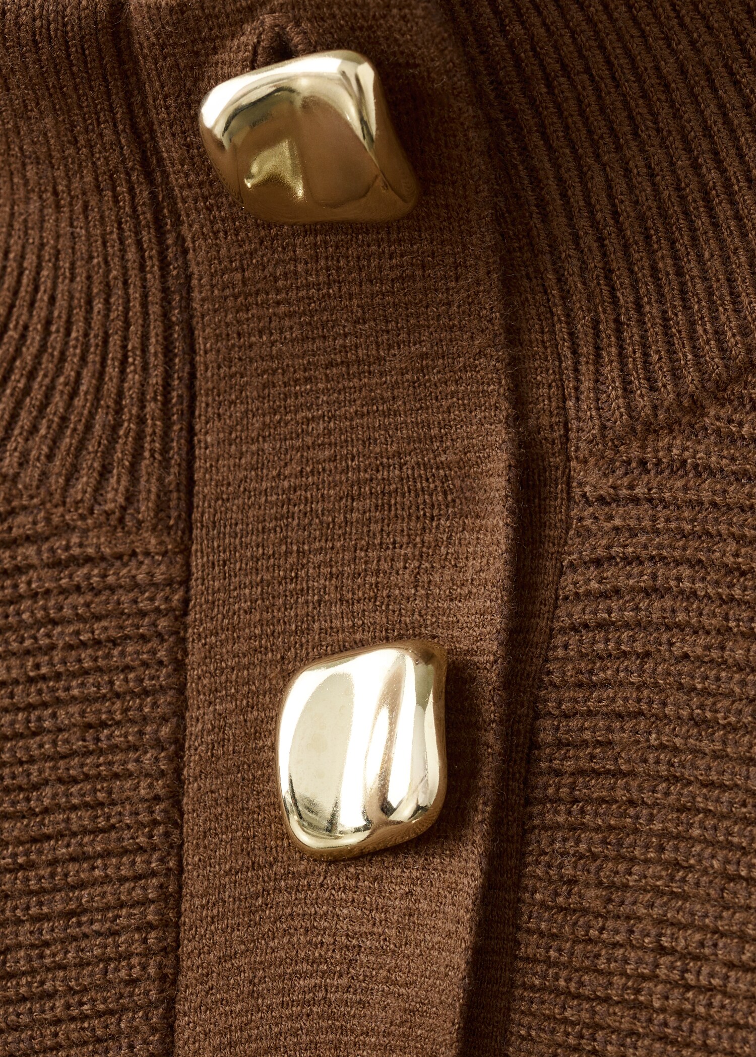 Turtleneck sweater with jewel buttons - Details of the article 0