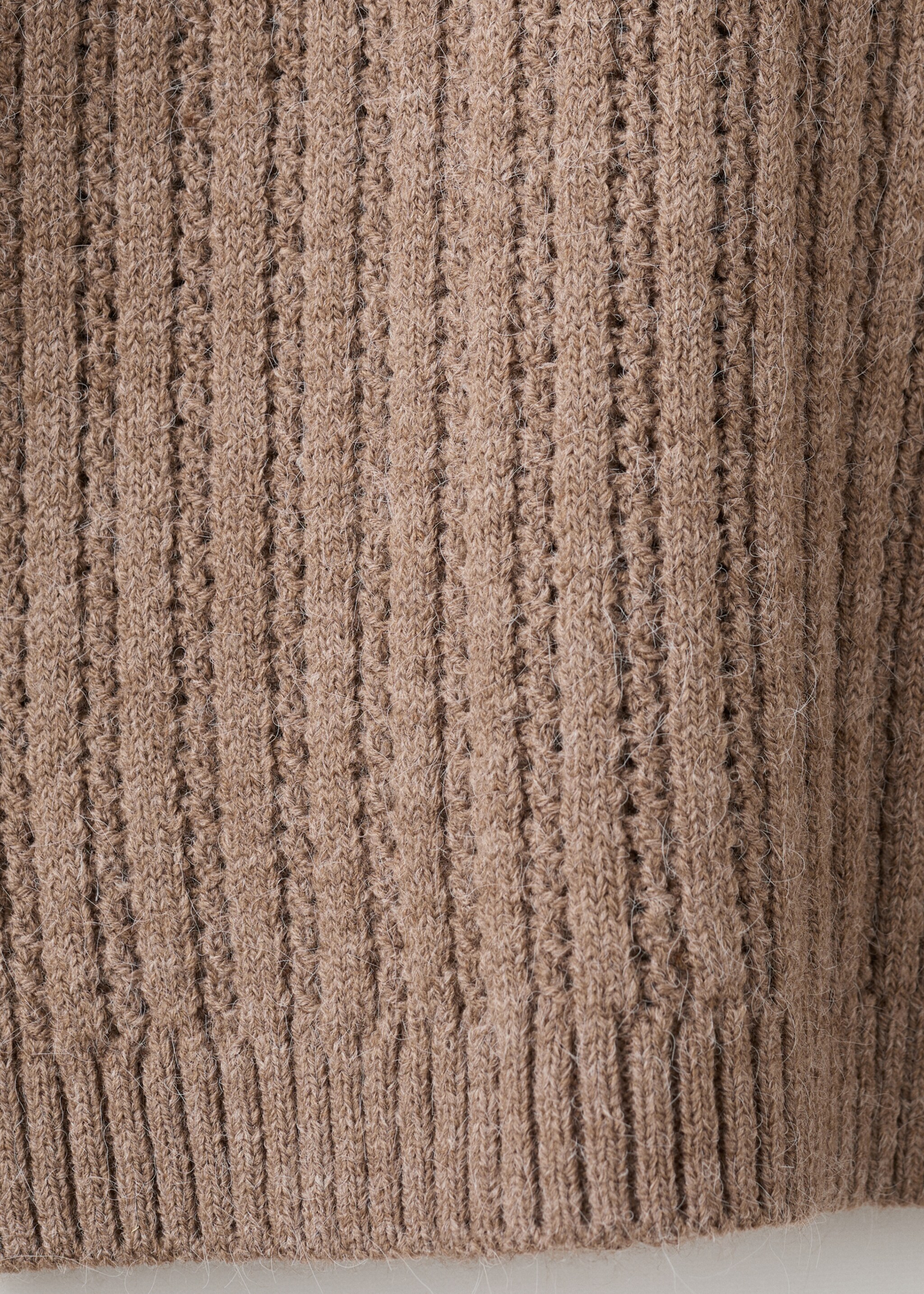 Jersey punto calado - Detalle del artículo 0, Marrón. Ref: 27011313-00.