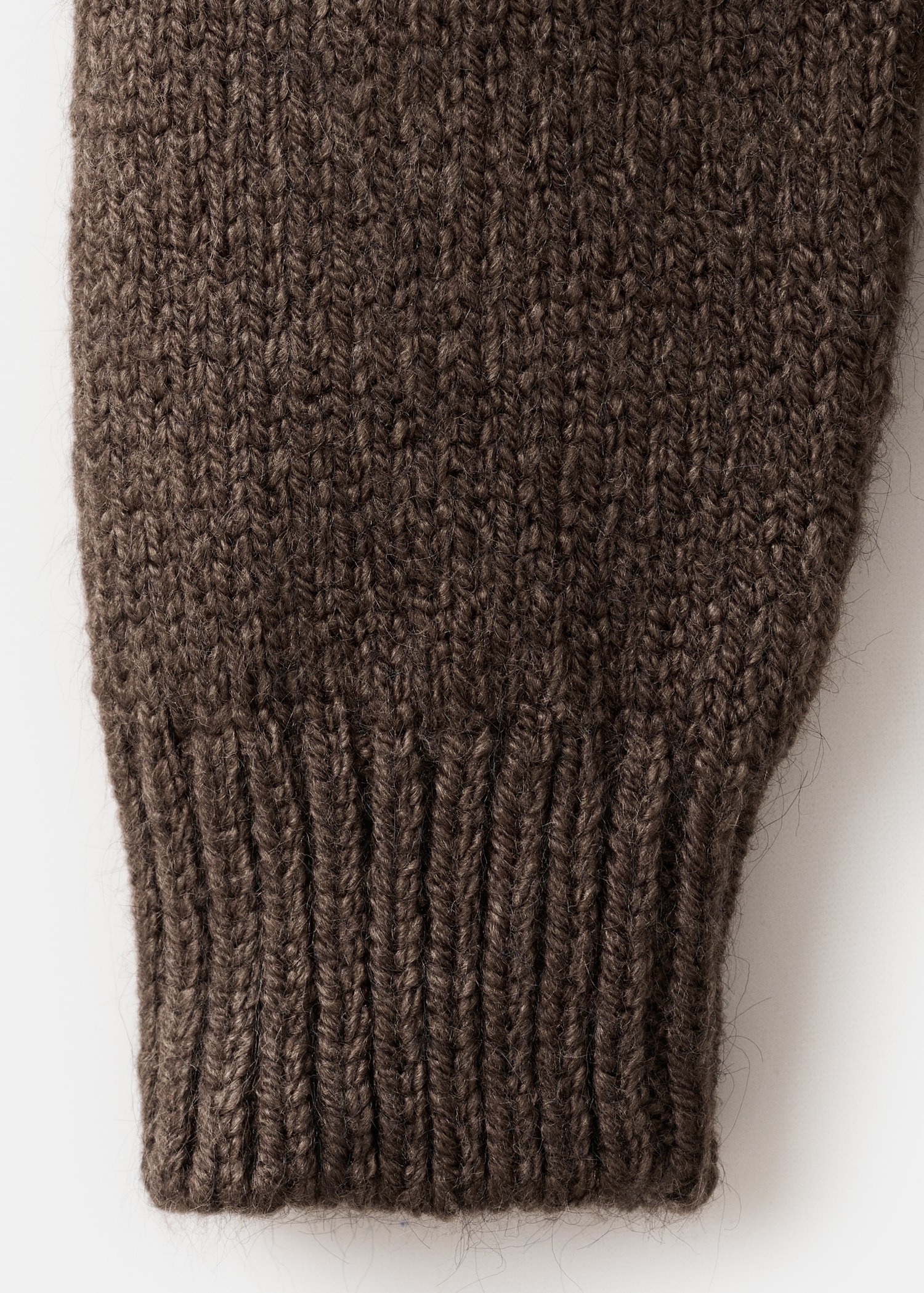Braided sweater with perkins neck - Details of the article 0