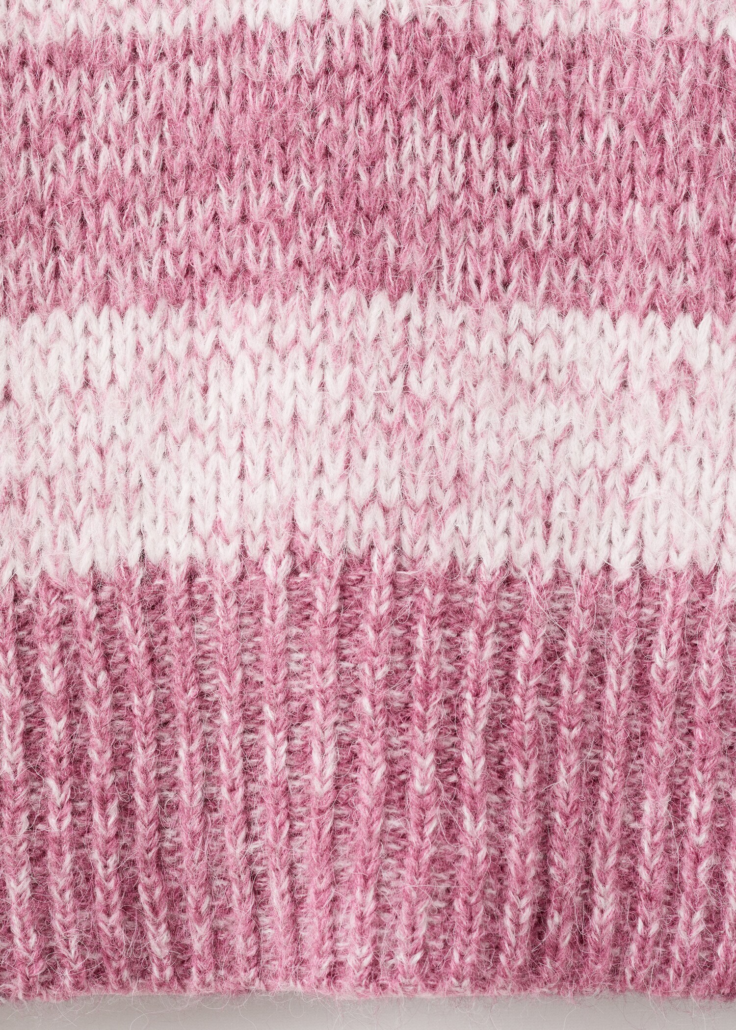 Oversized striped sweater - Details of the article 0