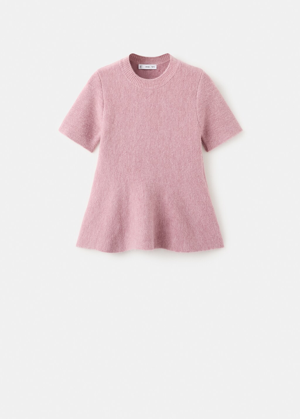 Mango Short-sleeved peplum jersey