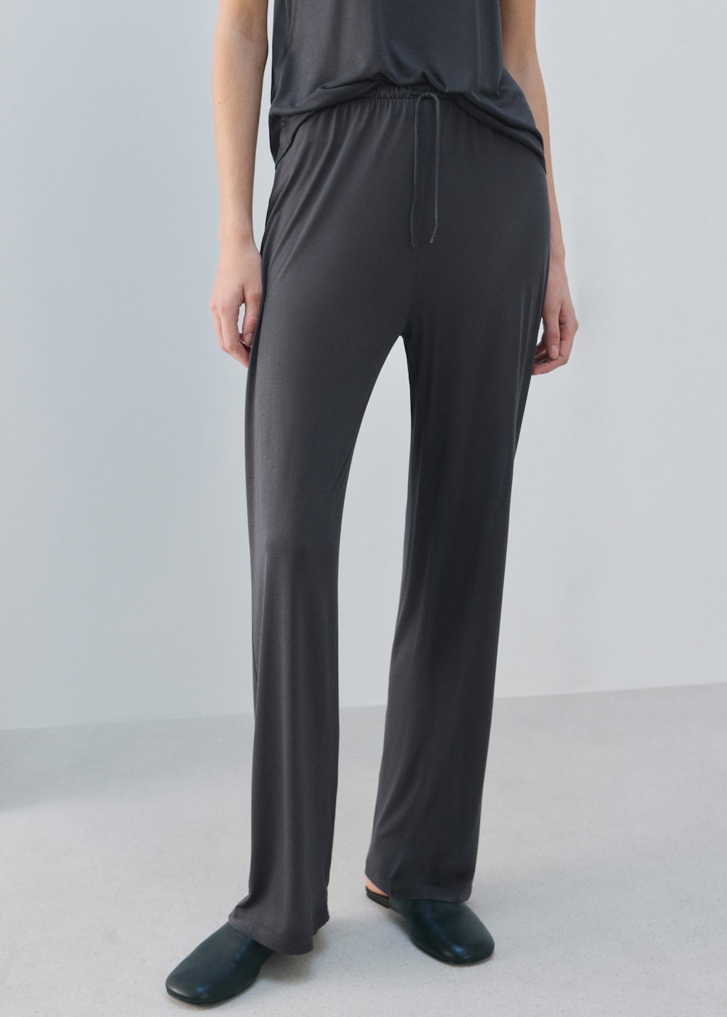 Mikromodální pyžamové kalhoty - Home | MANGO Czech Republic