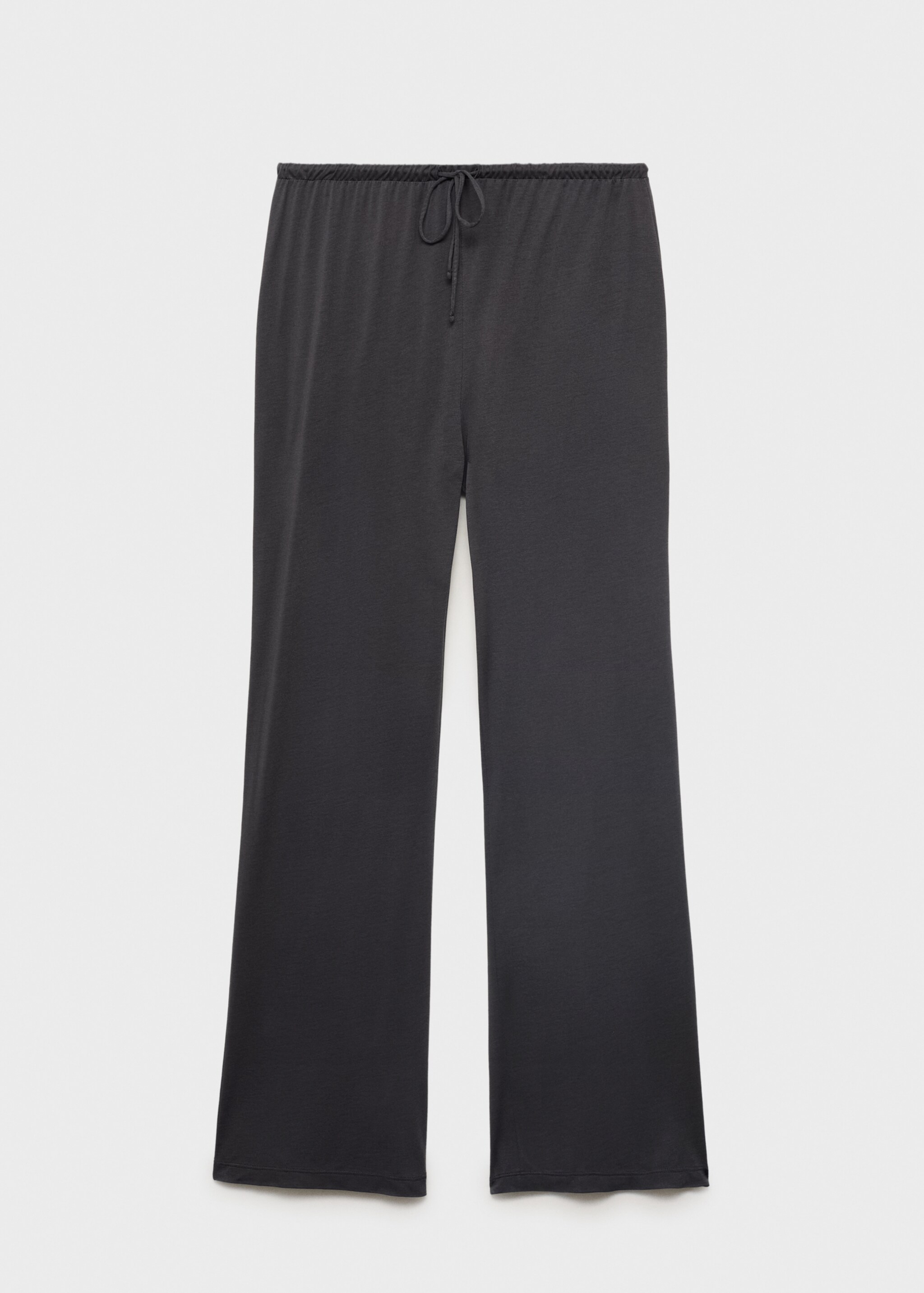 Micro-modal pyjama trousers - Article without model, Charcoal. Ref: 27011320-00.